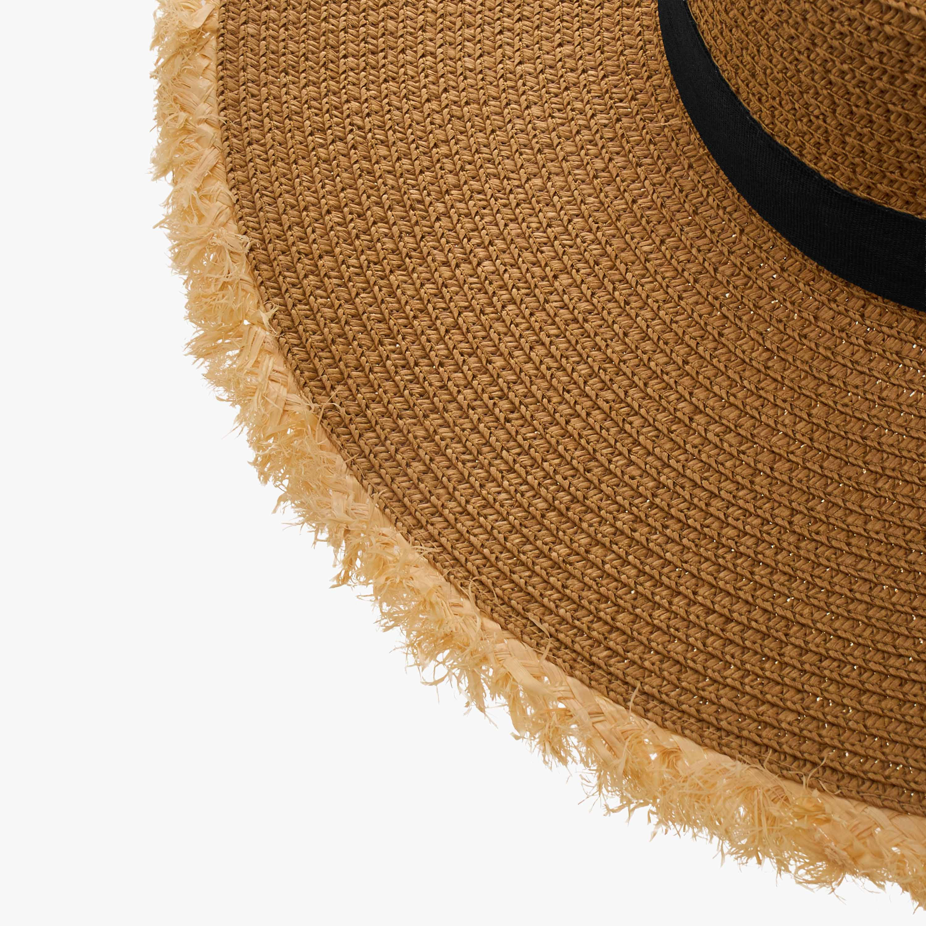 قبعة شاطئ بحافة شراشيب وفيونكة-women-clothingaccessories-capsandhats-image-5
