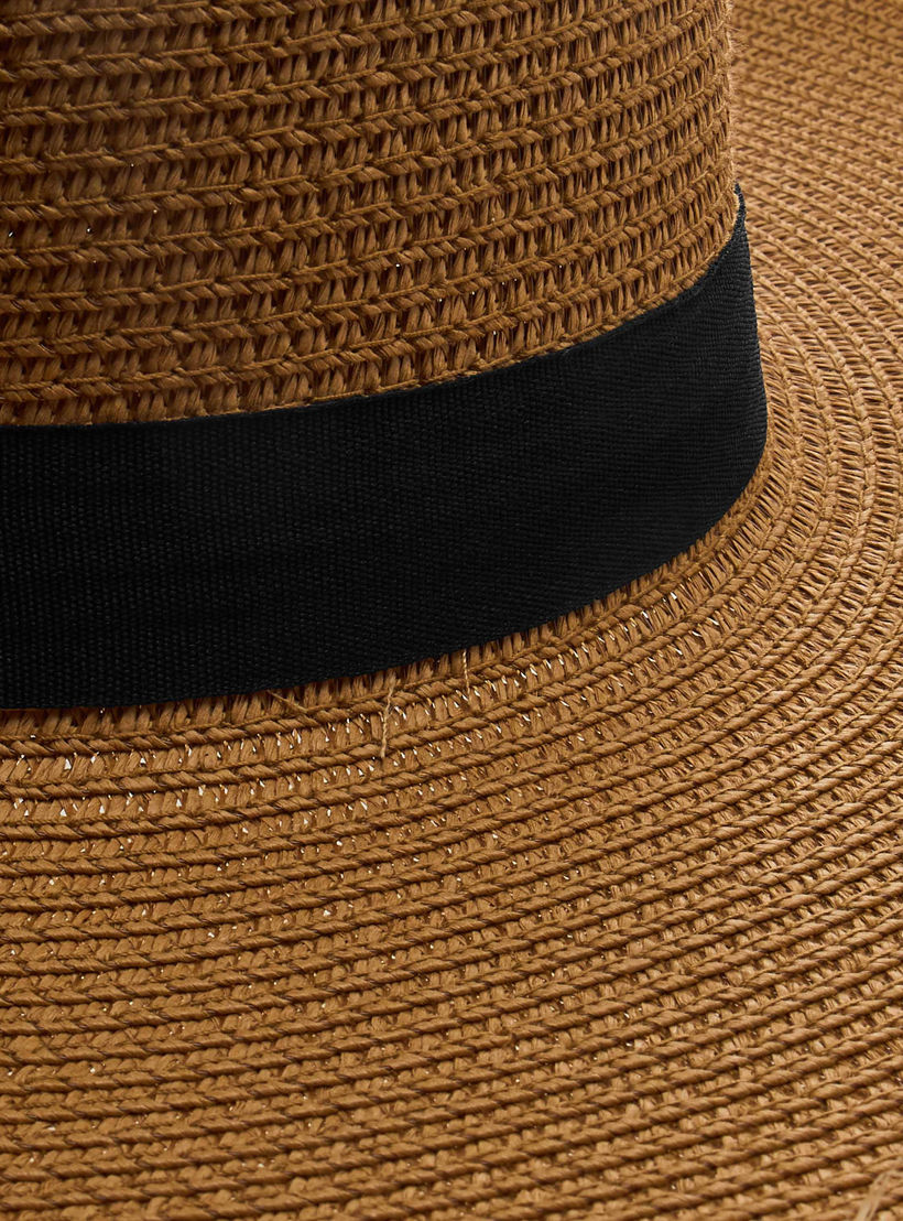 قبعة شاطئ بحافة شراشيب وفيونكة-women-clothingaccessories-capsandhats-image-7