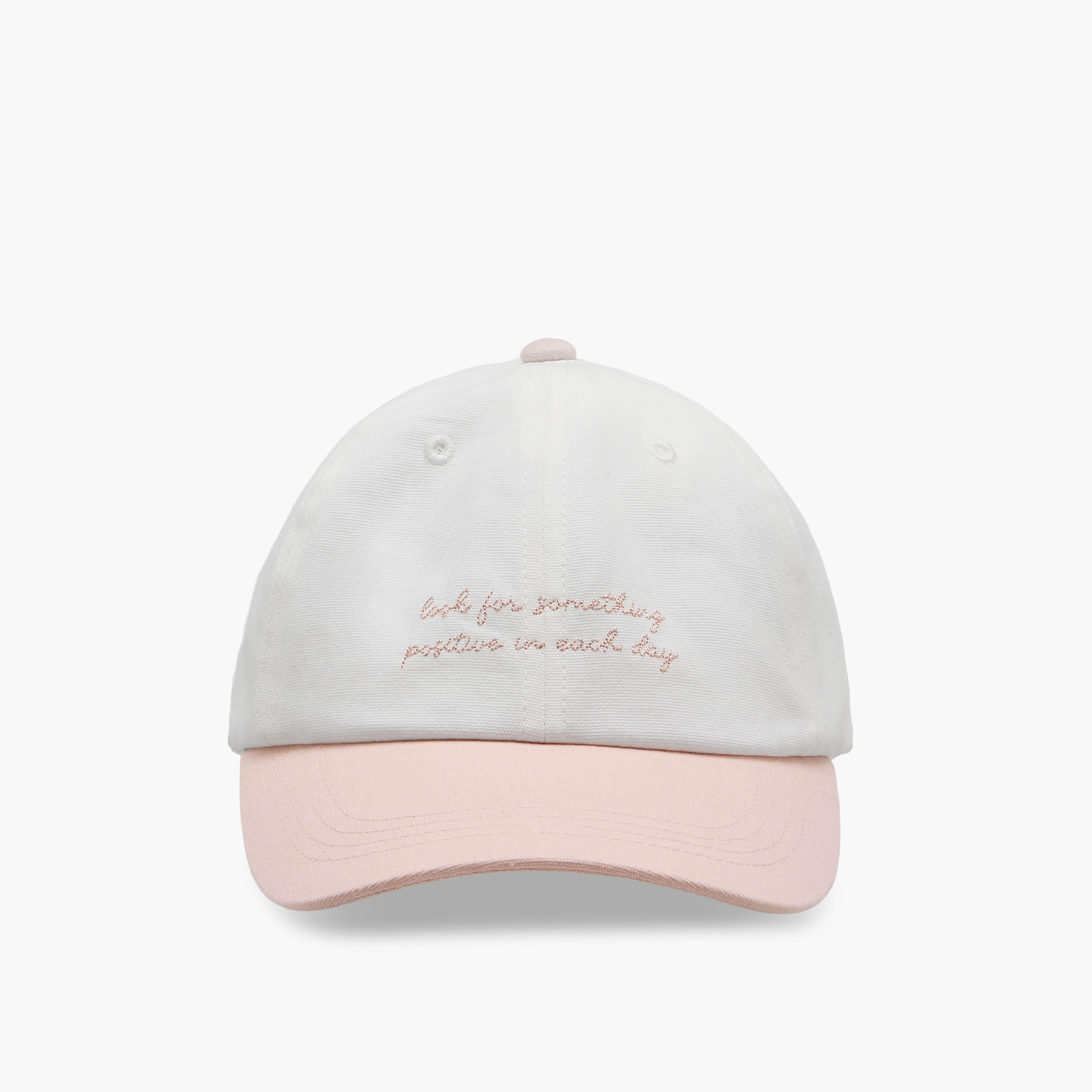 كاب بحزام بإبزيم إغلاق وتطريز شعار-women-clothingaccessories-capsandhats-image-1