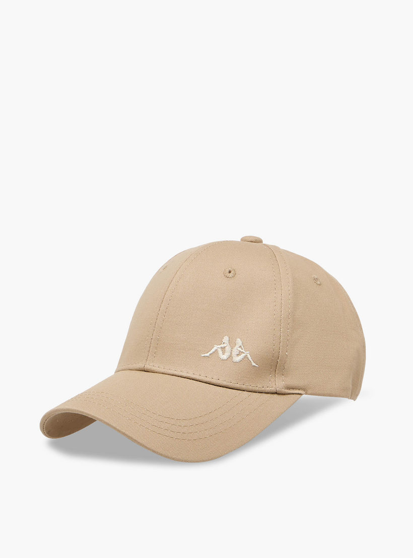 Kappa Logo Embroidered Cap with Buckled Strap Closure-women-clothingaccessories-capsandhats-image-3