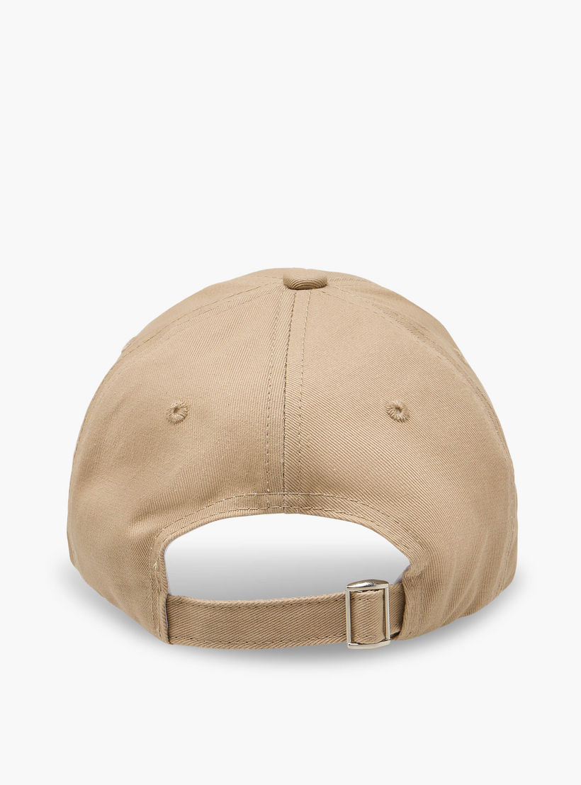 Kappa Logo Embroidered Cap with Buckled Strap Closure-women-clothingaccessories-capsandhats-image-5