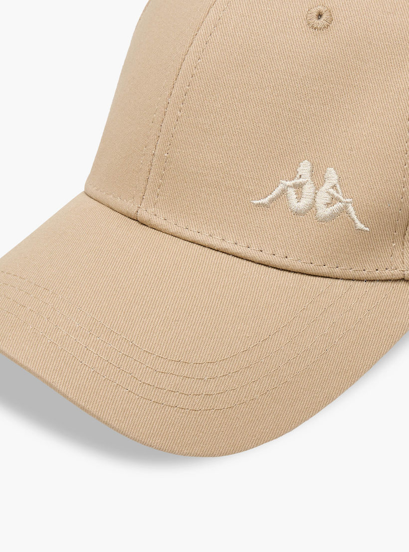 Kappa Logo Embroidered Cap with Buckled Strap Closure-women-clothingaccessories-capsandhats-image-6