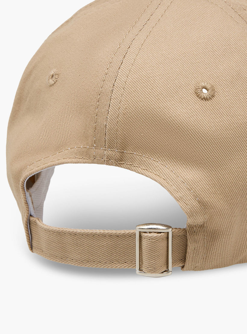 Kappa Logo Embroidered Cap with Buckled Strap Closure-women-clothingaccessories-capsandhats-image-7