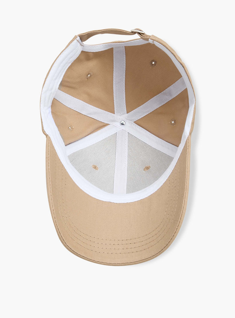 Kappa Logo Embroidered Cap with Buckled Strap Closure-women-clothingaccessories-capsandhats-image-8