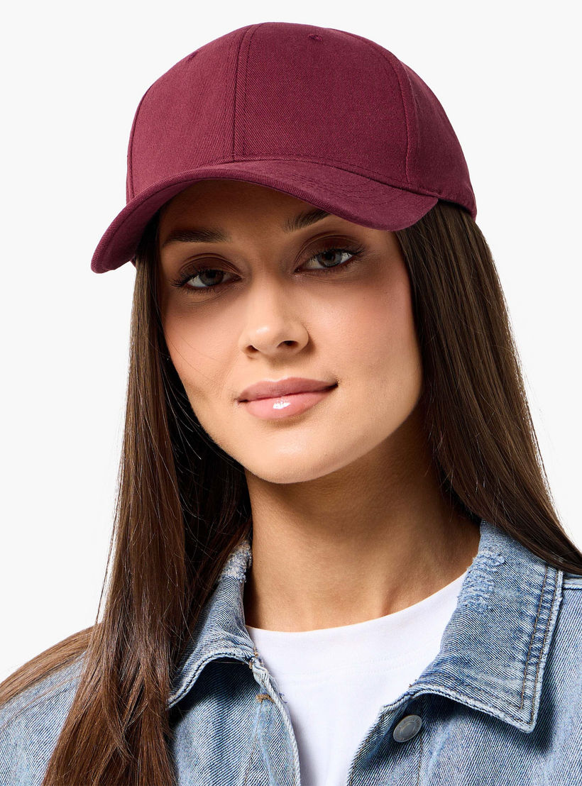 Cap with Buckled Strap Closure-women-clothingaccessories-capsandhats-image-2