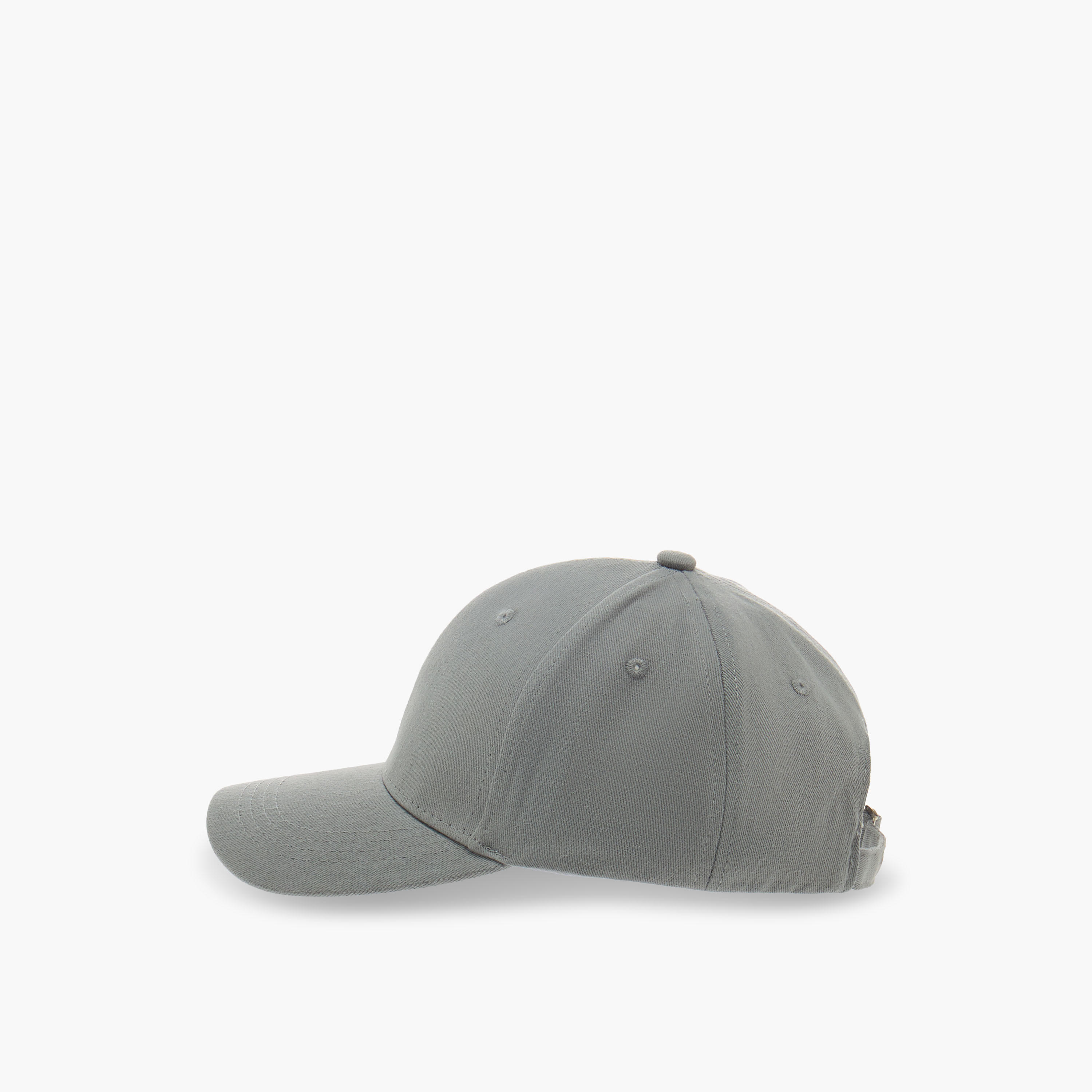 Textured Cap with Buckled Strap Closure-women-clothingaccessories-capsandhats-image-4
