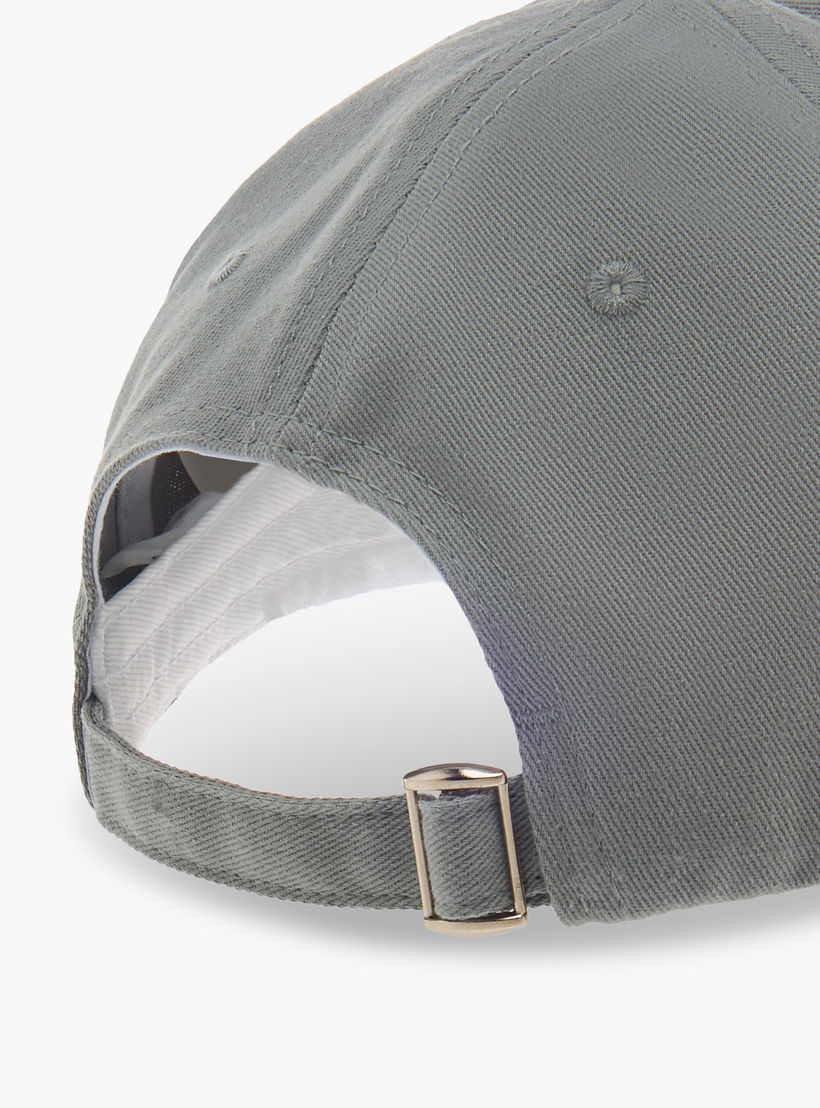 Textured Cap with Buckled Strap Closure-women-clothingaccessories-capsandhats-image-8