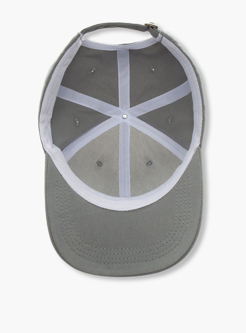 Textured Cap with Buckled Strap Closure-women-clothingaccessories-capsandhats-image-9