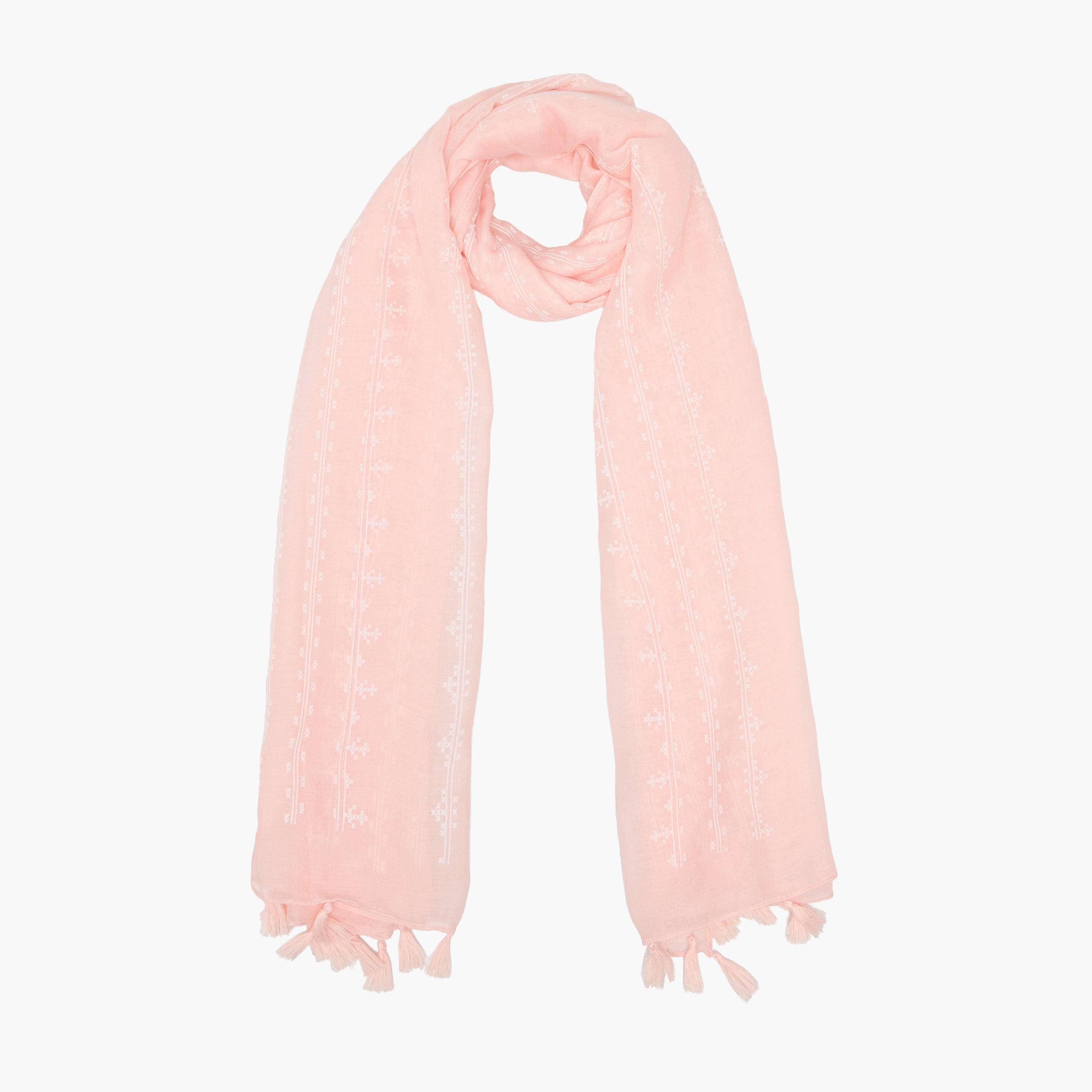 Printed Tassel Scarf-women-clothingaccessories-scarves-image-1