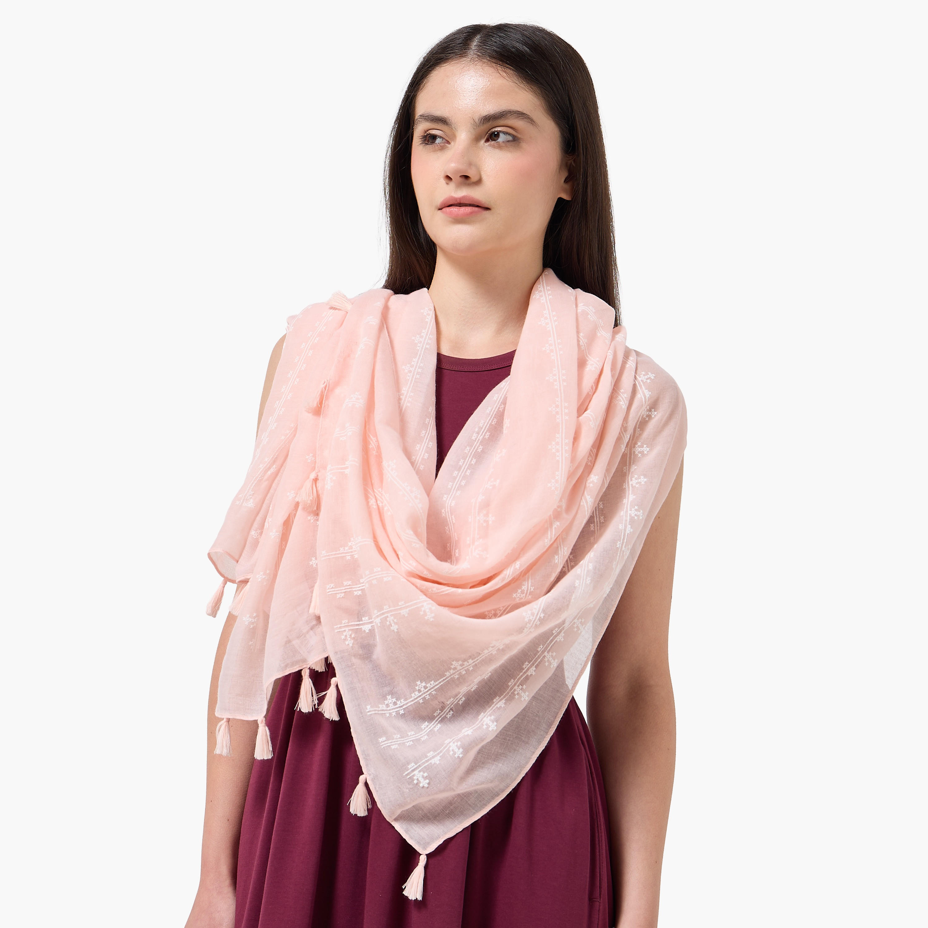 Printed Tassel Scarf-women-clothingaccessories-scarves-image-2