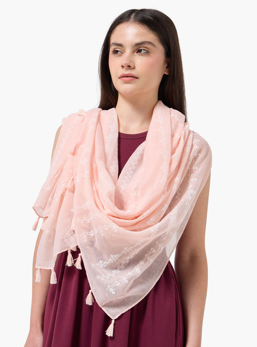 Printed Tassel Scarf-women-clothingaccessories-scarves-image-2