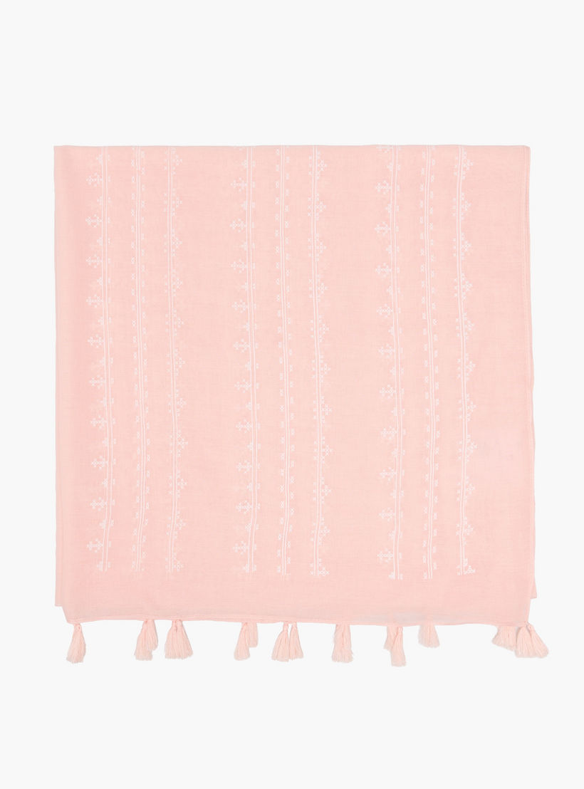 Printed Tassel Scarf-women-clothingaccessories-scarves-image-3