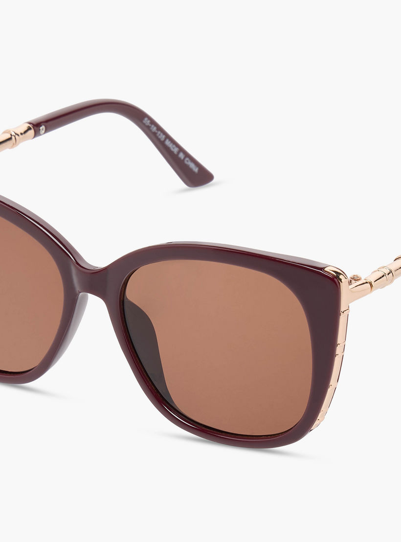 نظارة شمسية كات آي بعدسات بني واقية من أشعة الشمس فوق البنفسجية-women-sunglasses-image-6