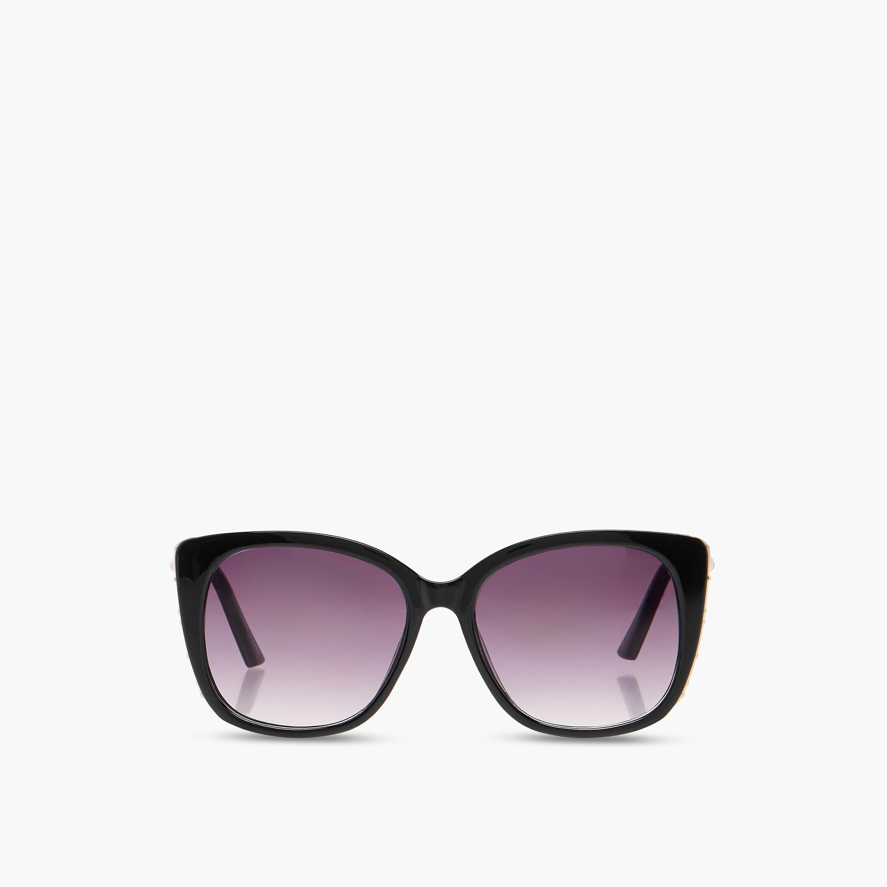 نظارة شمسية كات آي بعدسات سوداء واقية من أشعة الشمس فوق البنفسجية-women-sunglasses-image-3