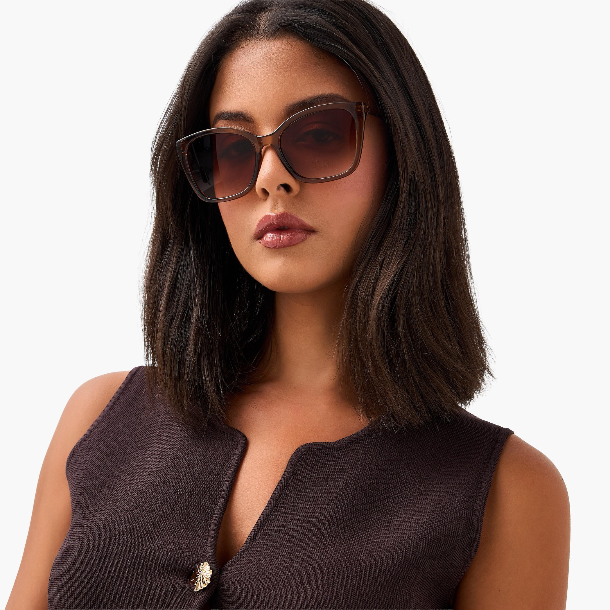 نظارة شمسية مربعة بعدسات بنية وحماية من الأشعة فوق البنفسجية-women-sunglasses-image-2