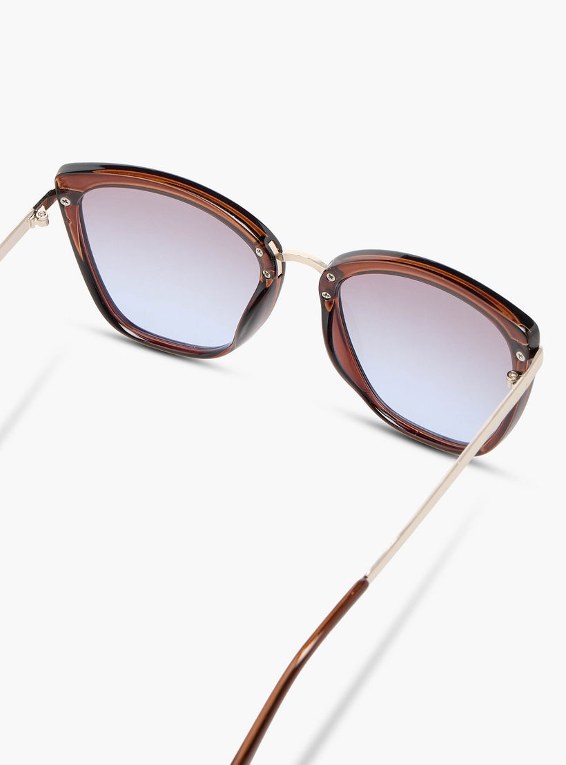 نظارة شمسية كات آي بعدسات رمادية وحماية من الأشعة فوق البنفسجية-women-sunglasses-image-5