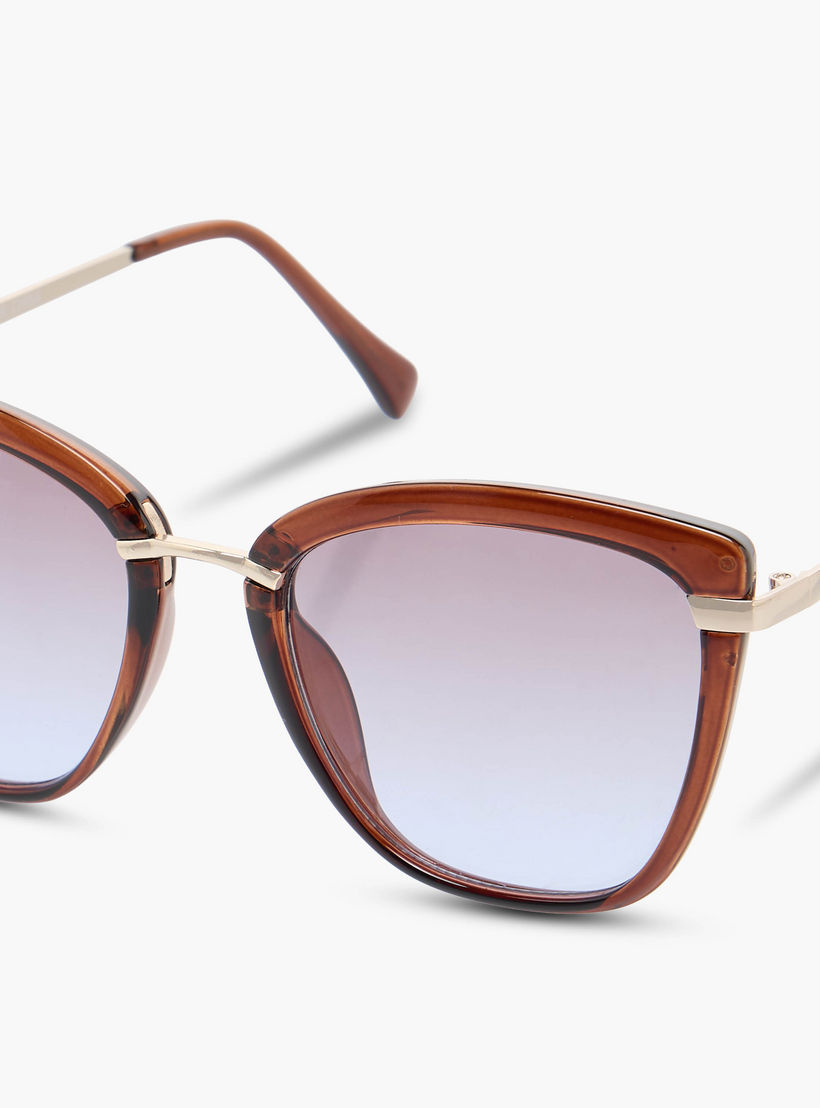 نظارة شمسية كات آي بعدسات رمادية وحماية من الأشعة فوق البنفسجية-women-sunglasses-image-6