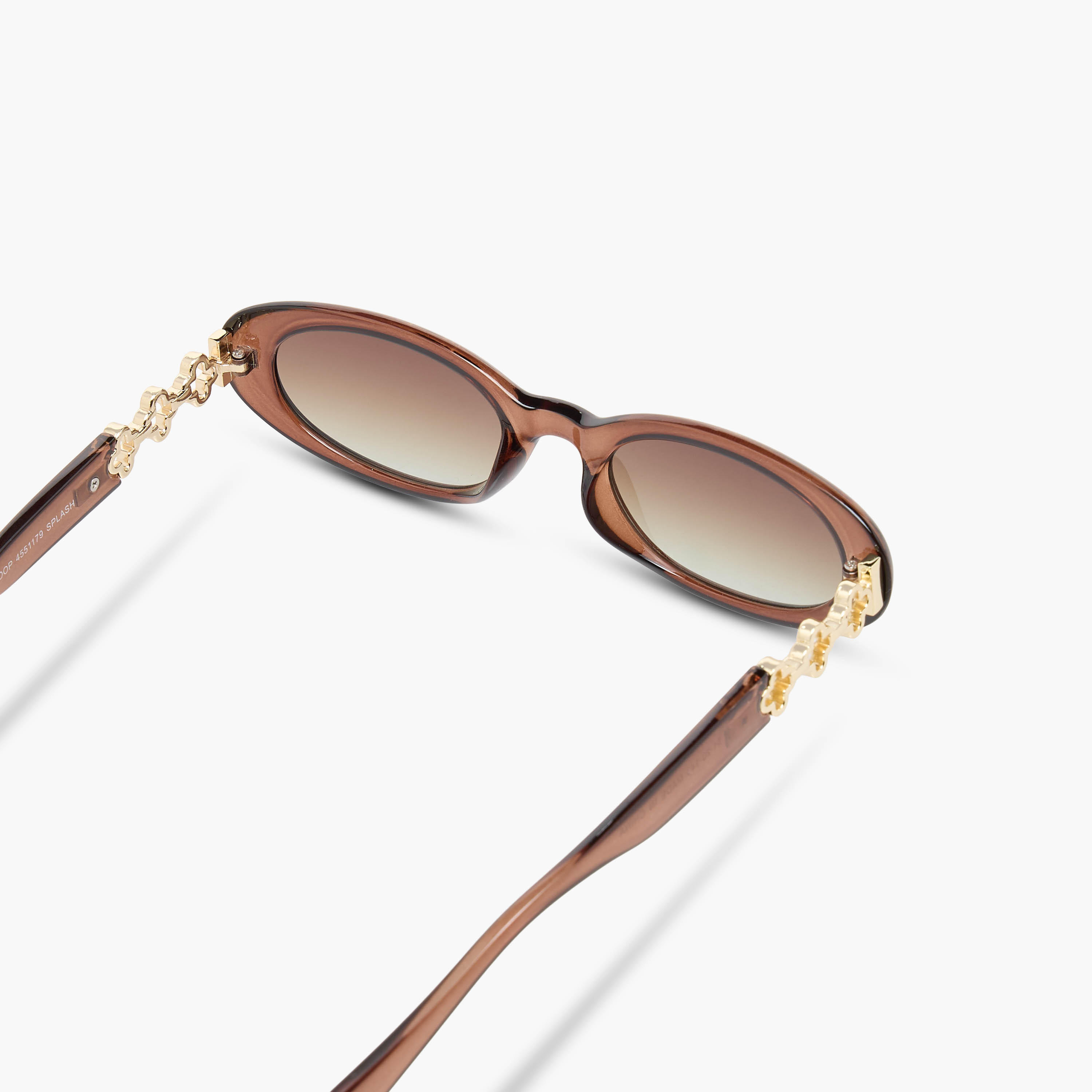 Sunglasses Oval UV Protection Brown Lens-women-sunglasses-image-5