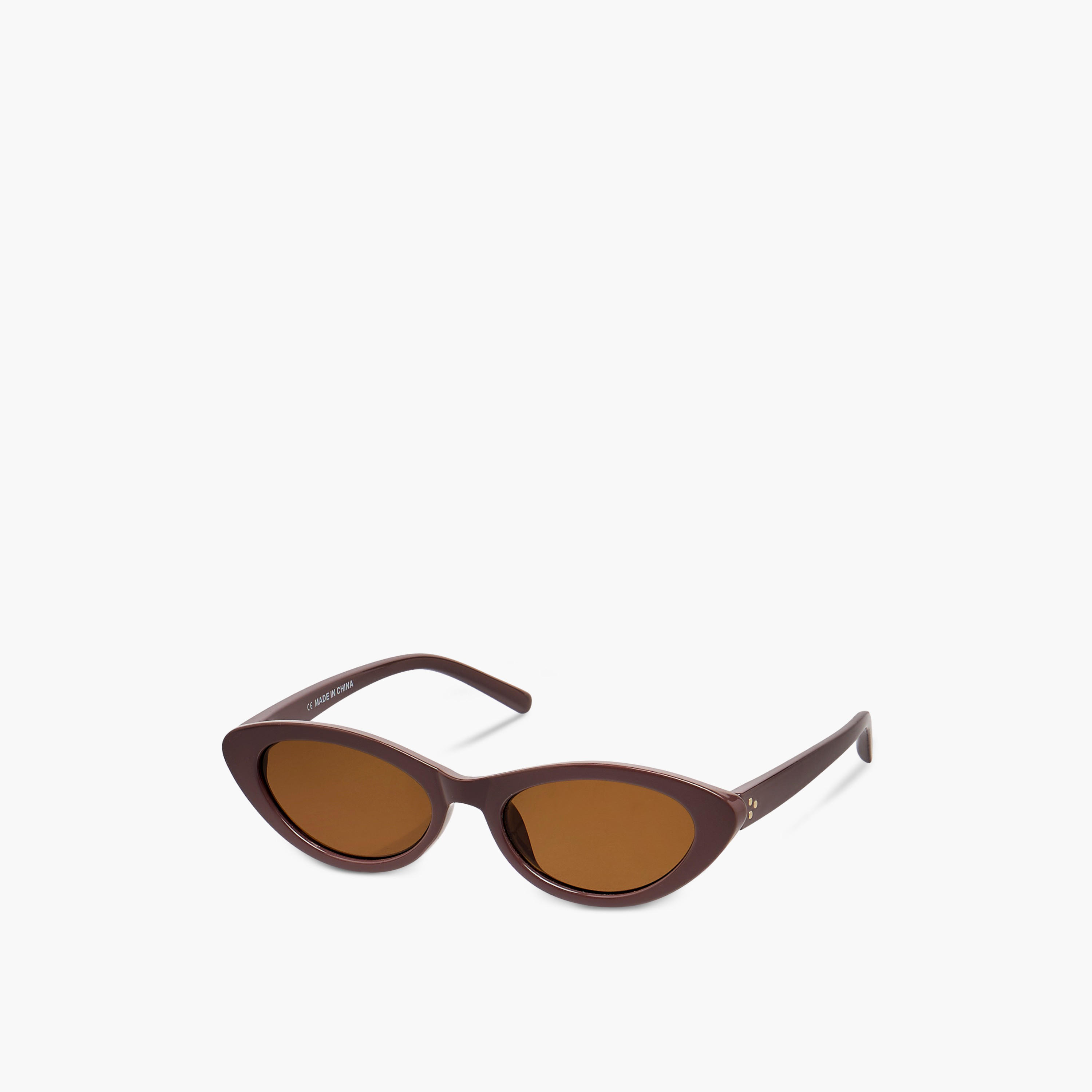 نظارات شمسية عين القطة بعدسات بنية وحماية من الأشعة فوق البنفسجية-women-sunglasses-image-1