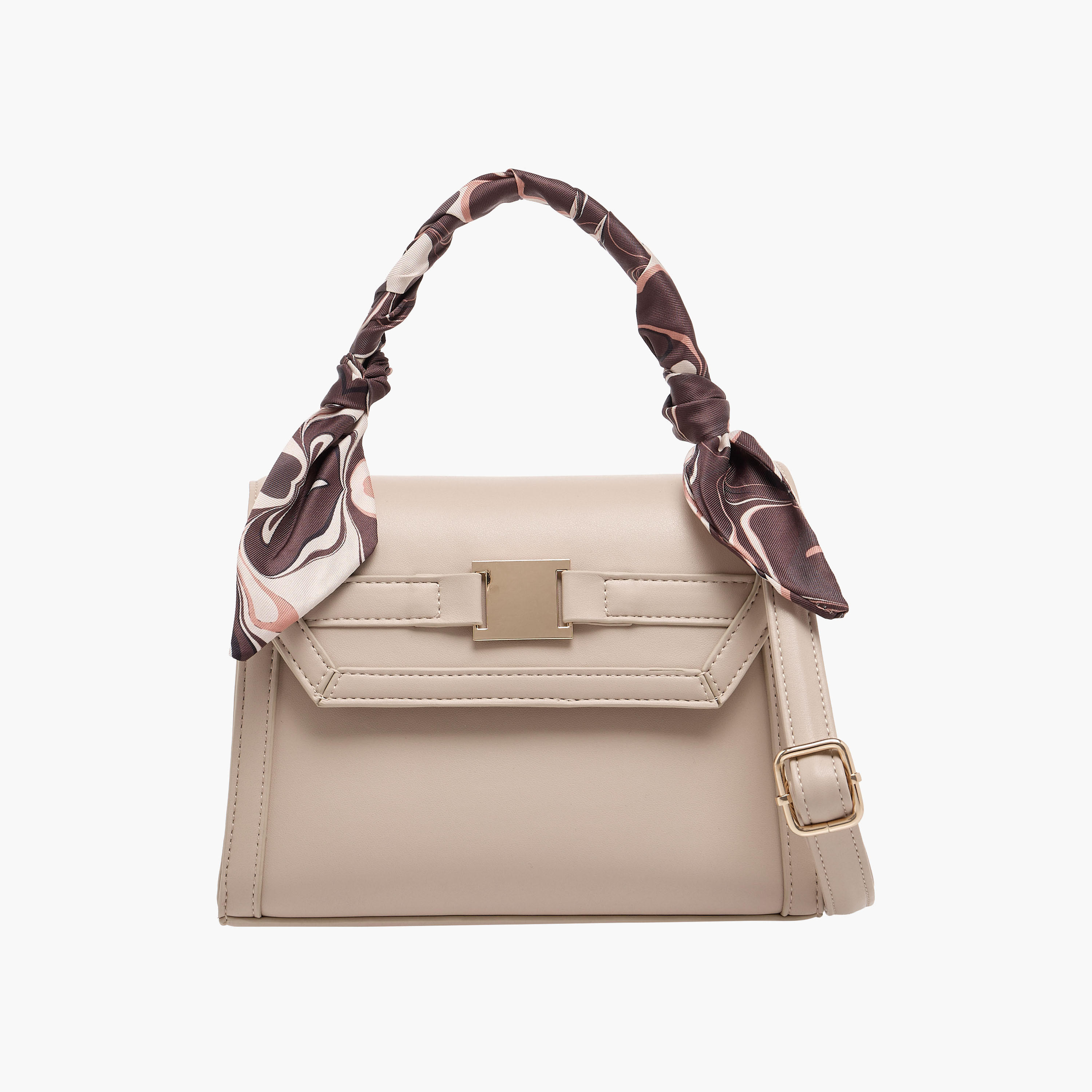 Mini Satchel Bag with Scarf-women-bagsandwallets-handbags-image-1