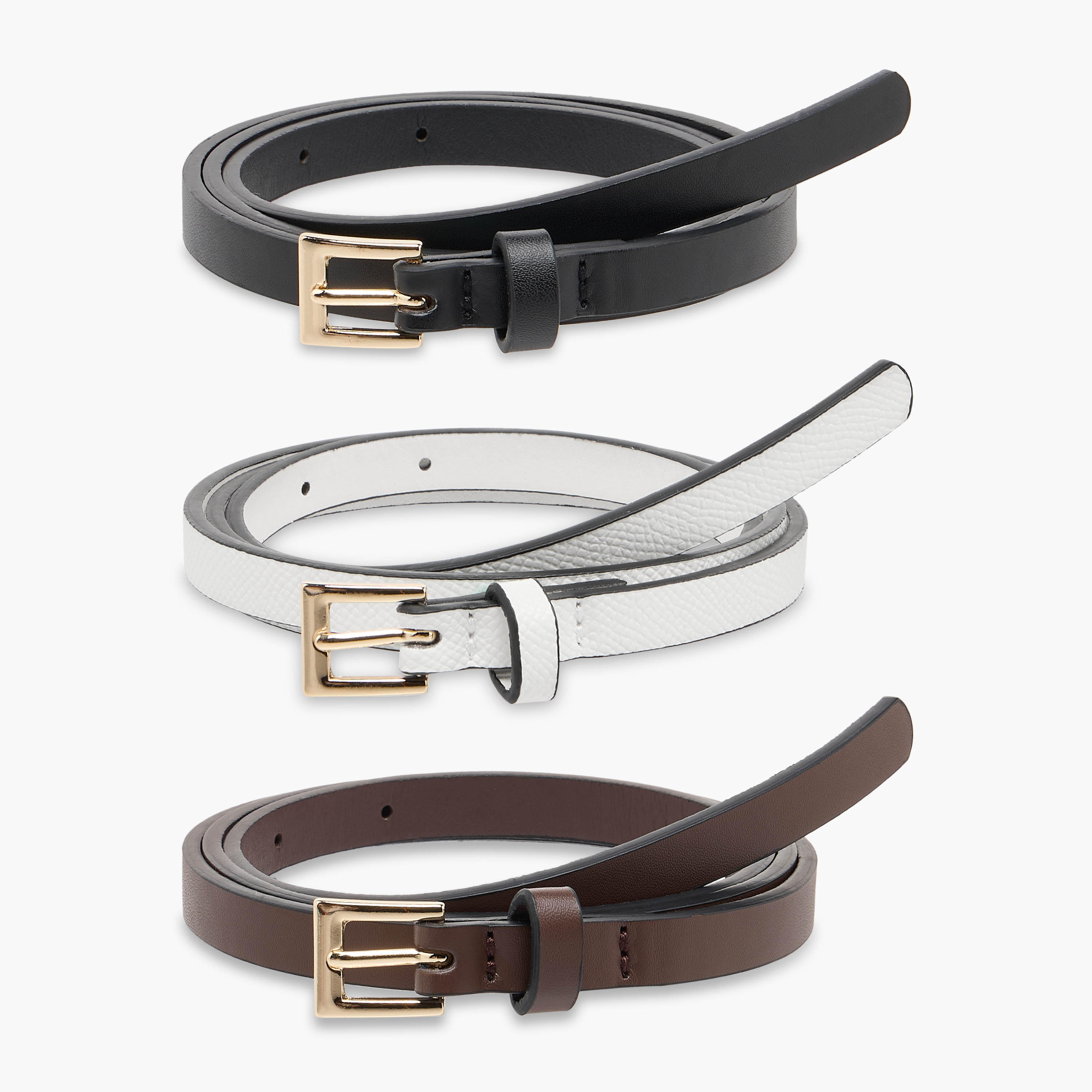 حزام بإبزيم دبوس إغلاق - طقم من 3 قطع-women-clothingaccessories-belts-image-1