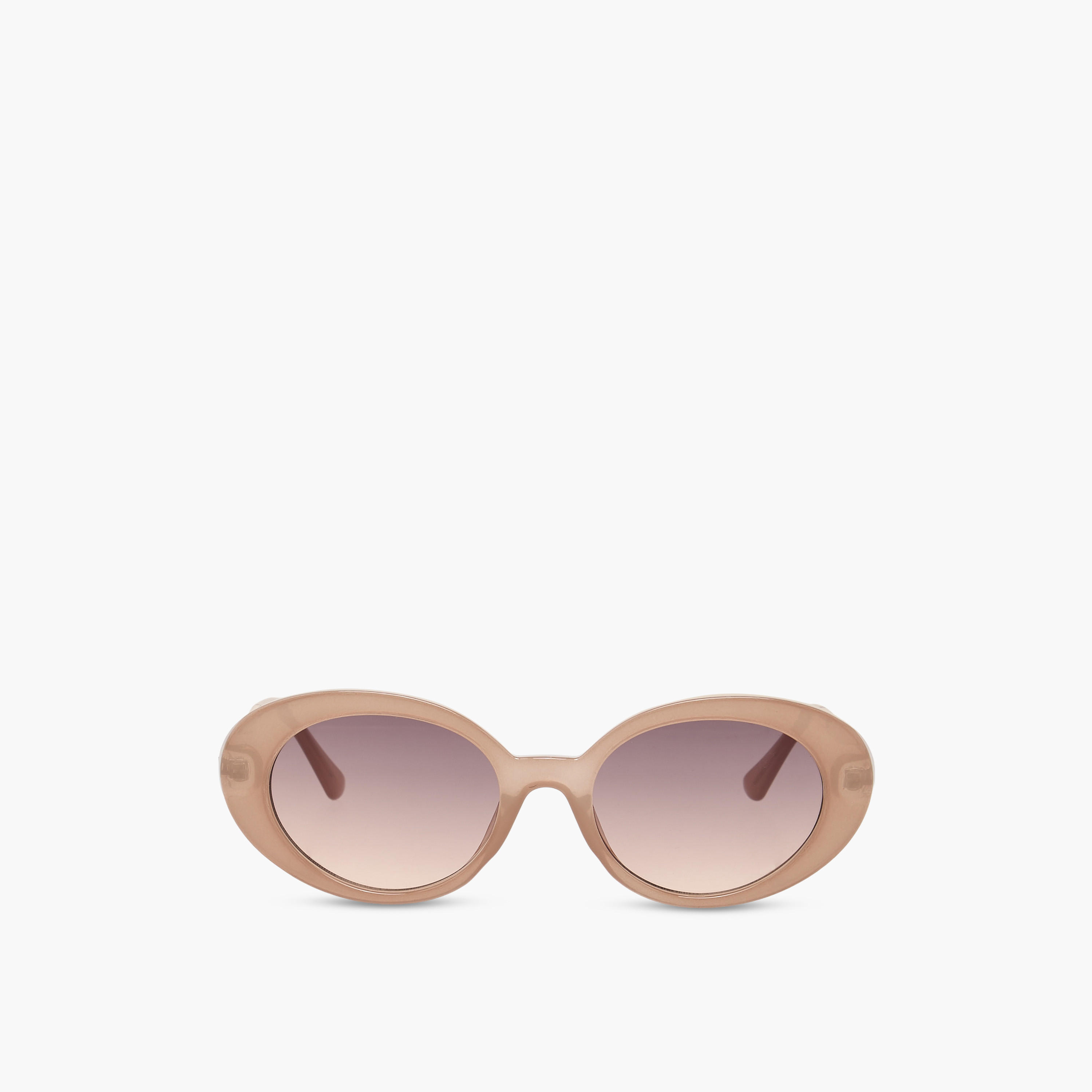Sunglasses Oval UV Protection Beige Lens-women-sunglasses-image-3