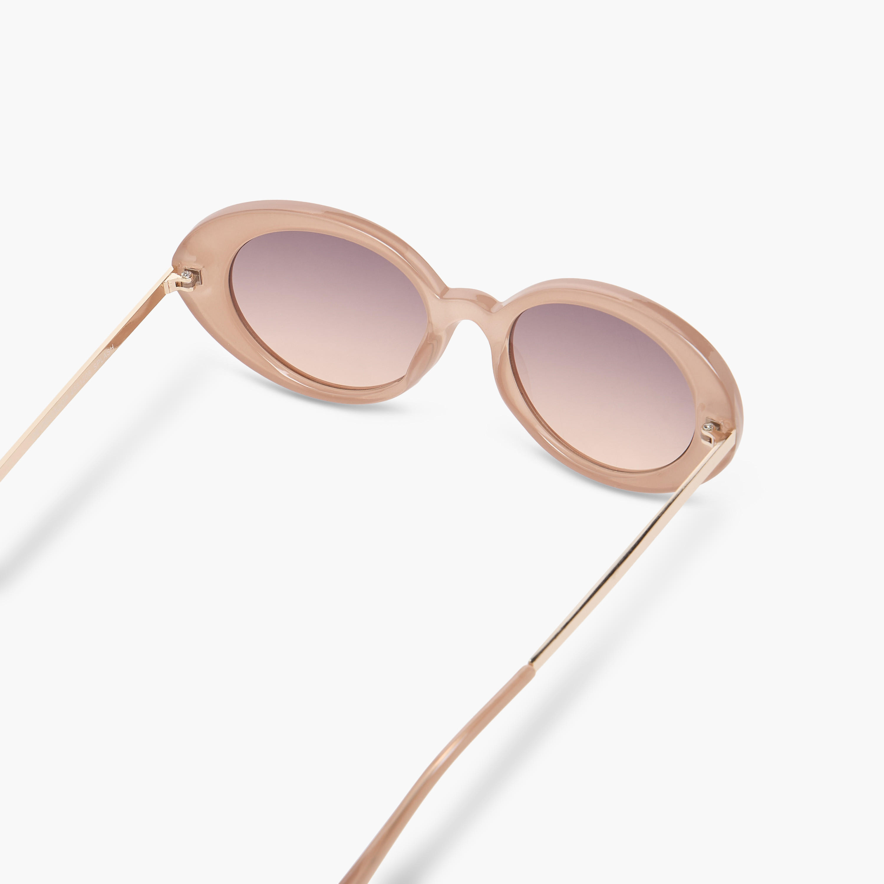 Sunglasses Oval UV Protection Beige Lens-women-sunglasses-image-5