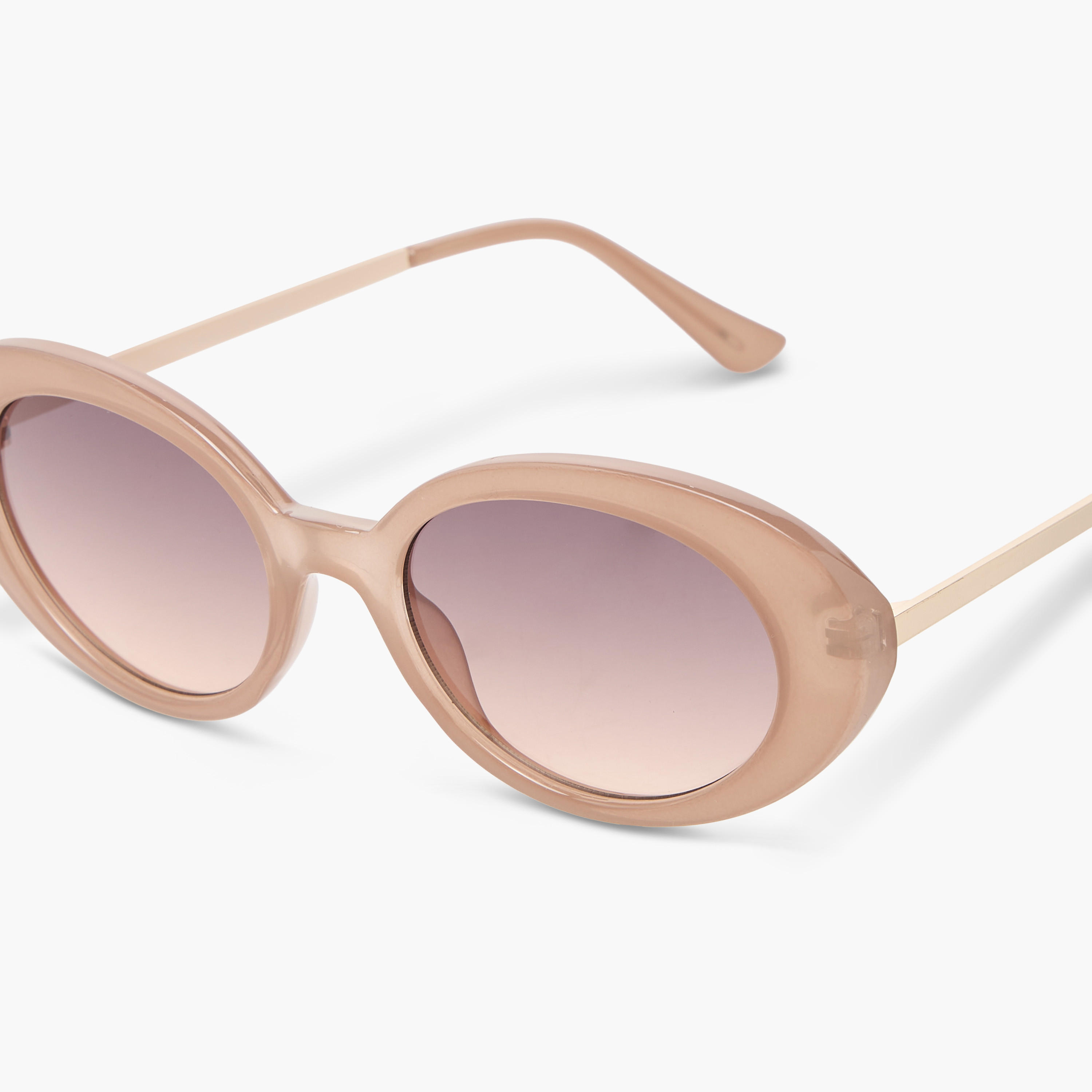 Sunglasses Oval UV Protection Beige Lens-women-sunglasses-image-6