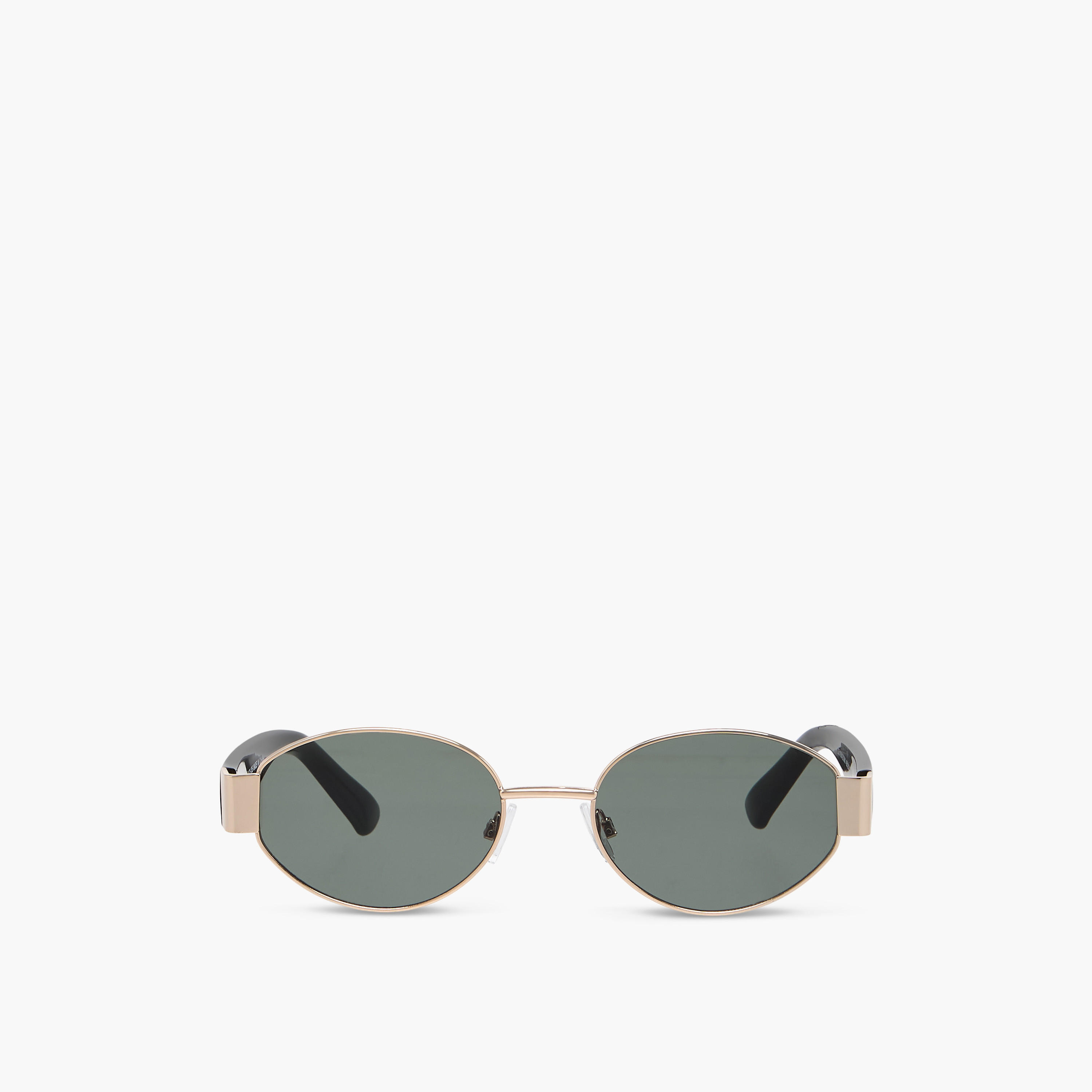 Sunglasses Oval UV Protection Black Lens-women-sunglasses-image-3
