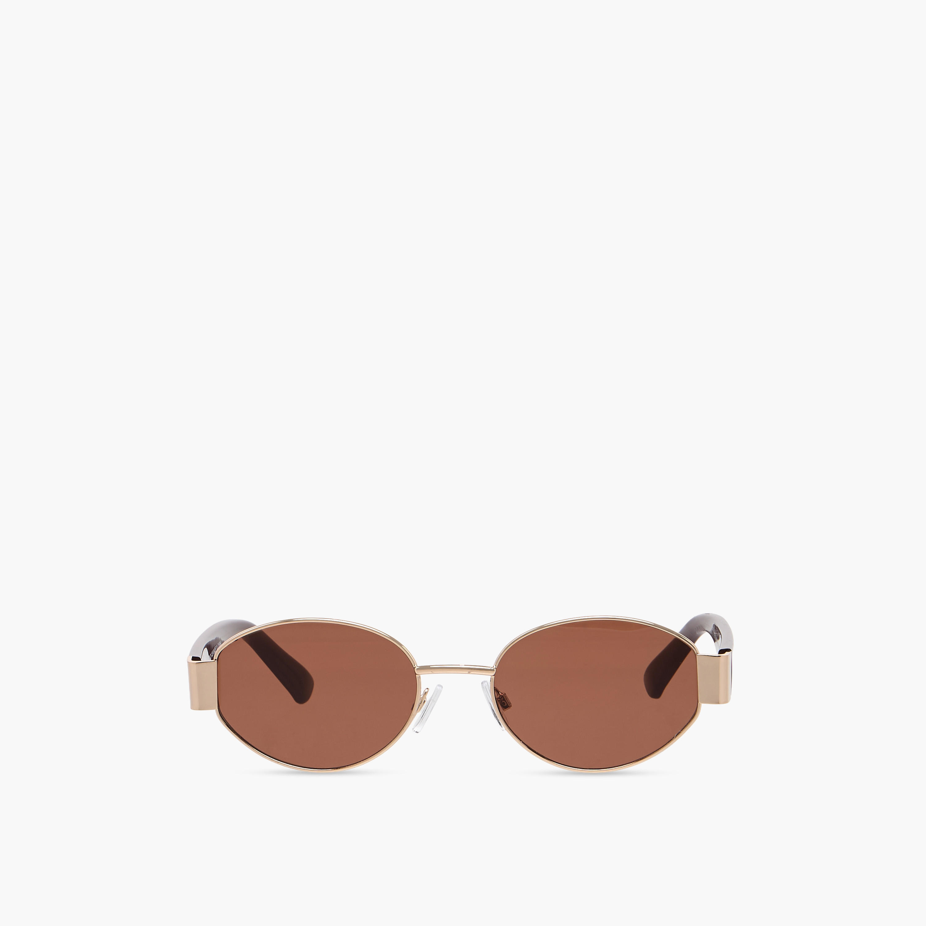 نظارات شمسية بيضاوية بعدسات بنية وحماية من الأشعة فوق البنفسجية-women-sunglasses-image-3