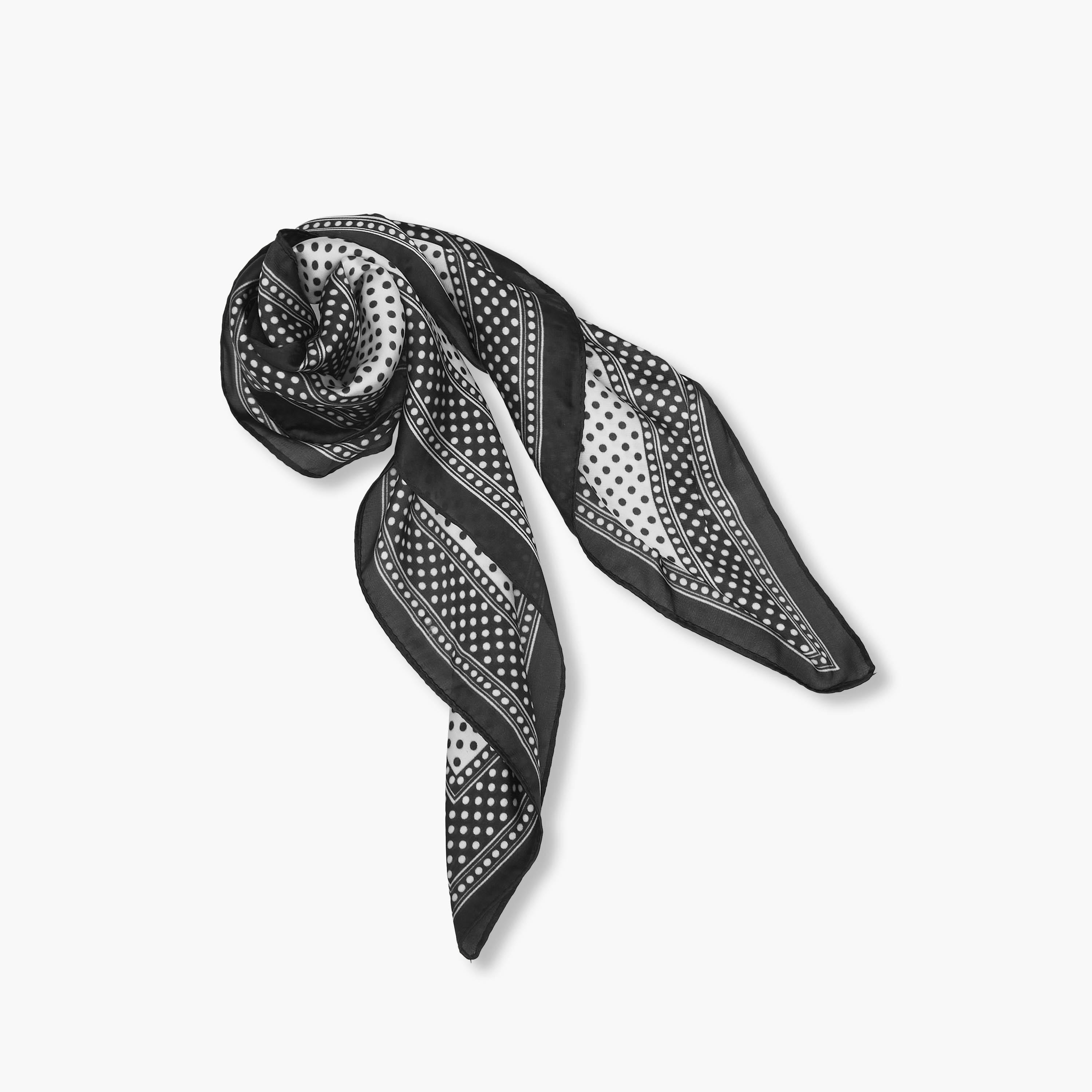 وشاح ساتان مربع بطبعات منقطة-women-clothingaccessories-scarves-image-4
