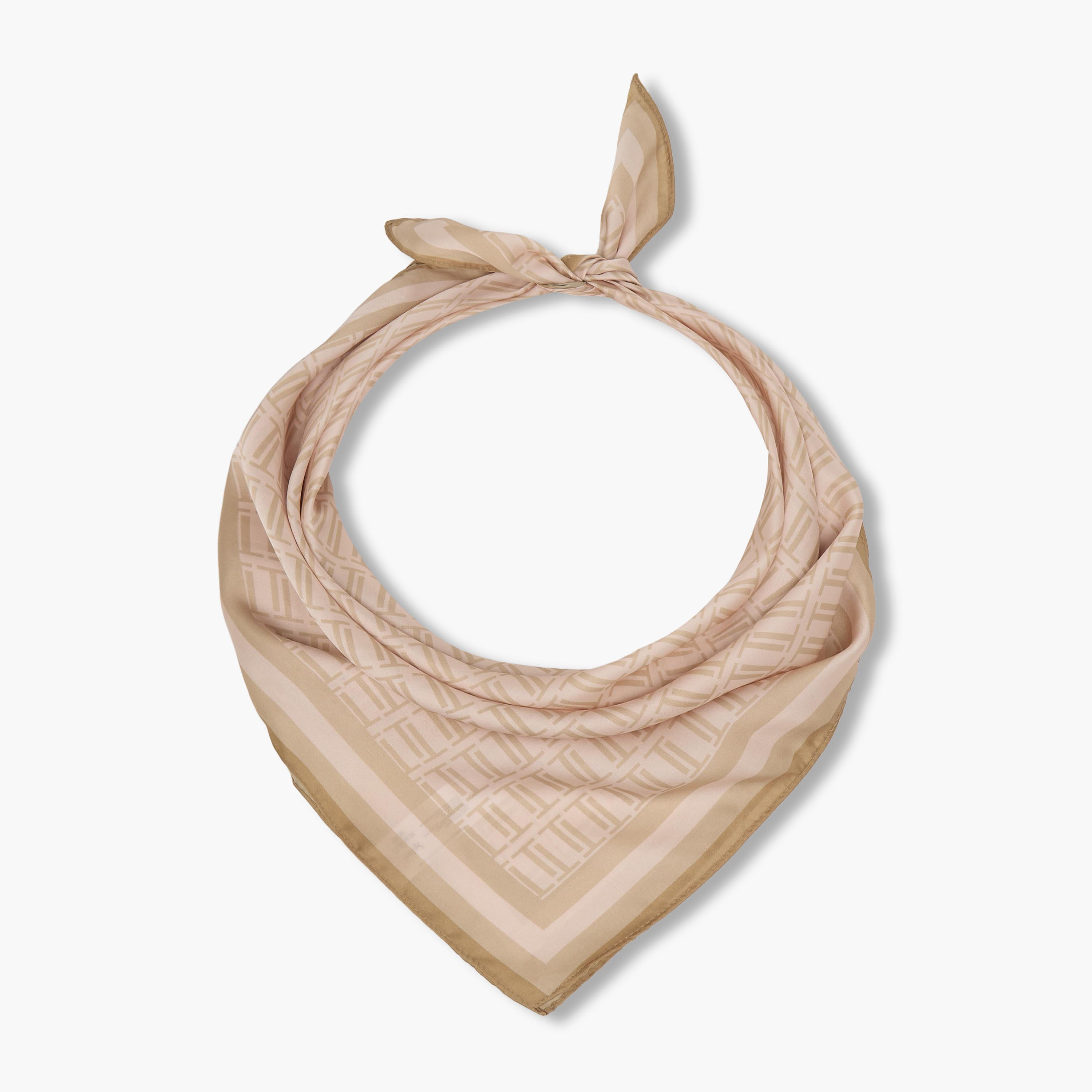 وشاح مربع بطبعات مونوجرام-women-clothingaccessories-scarves-image-2