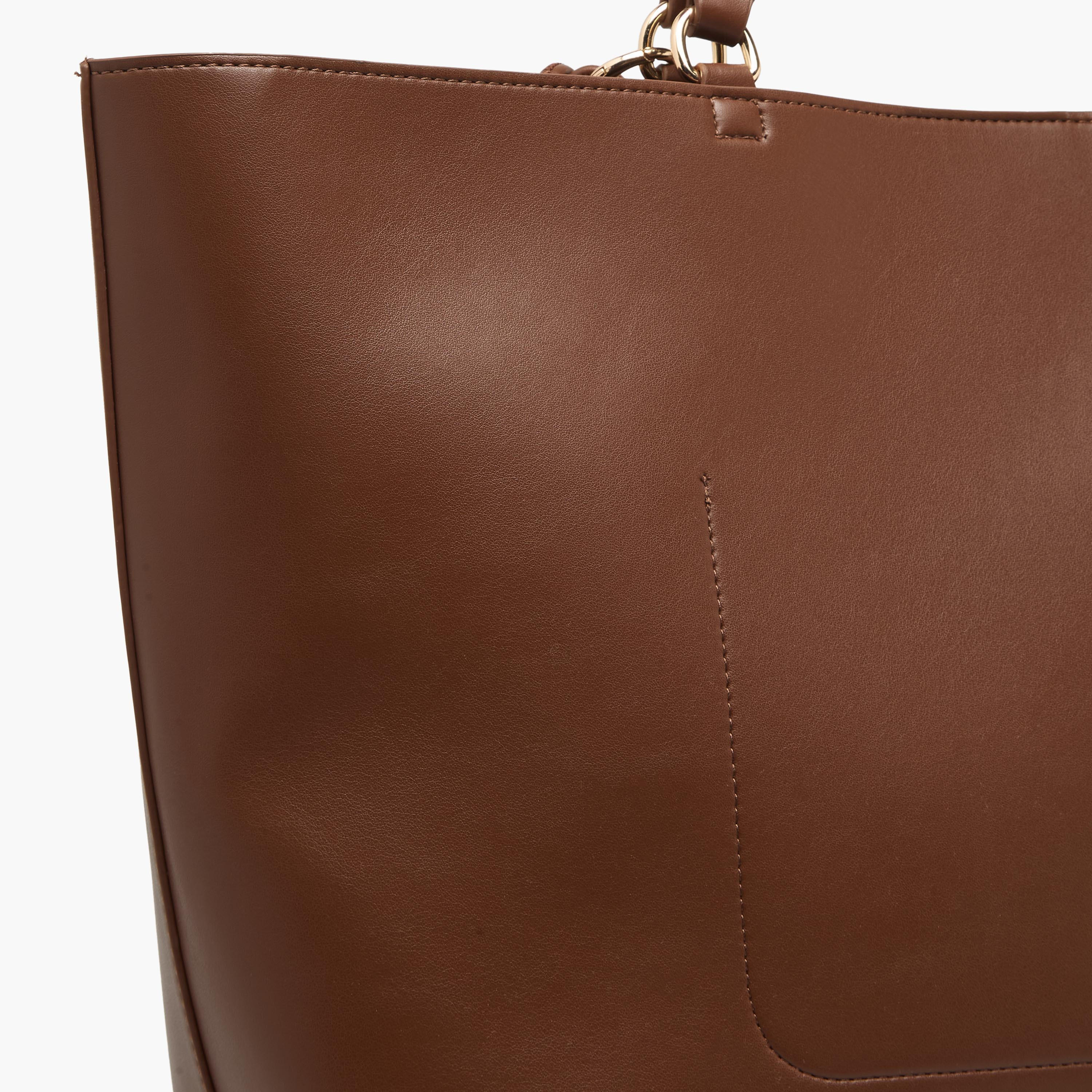 Tassel Detail Tote Bag with Button Closure-women-bagsandwallets-handbags-image-5