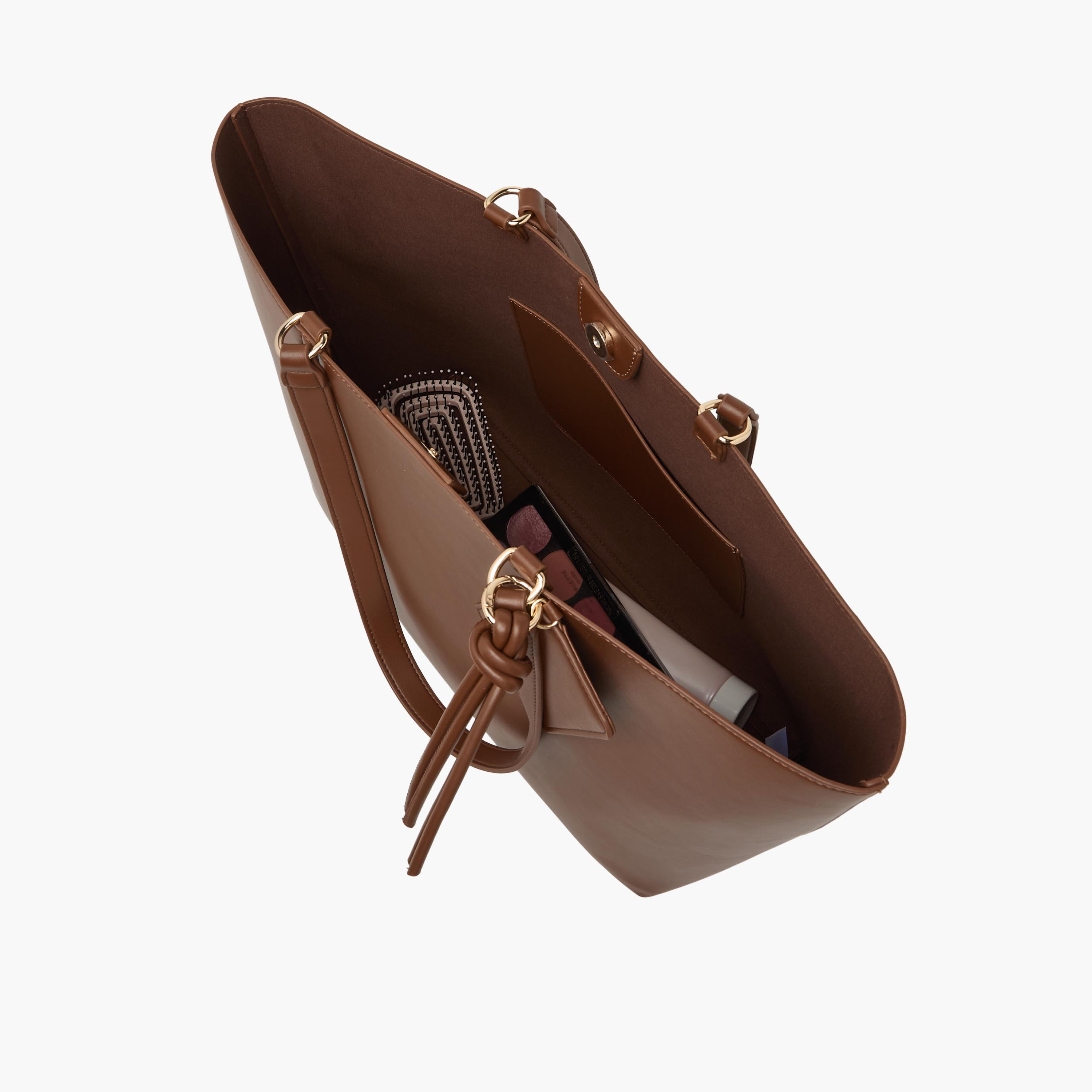 Tassel Detail Tote Bag with Button Closure-women-bagsandwallets-handbags-image-7