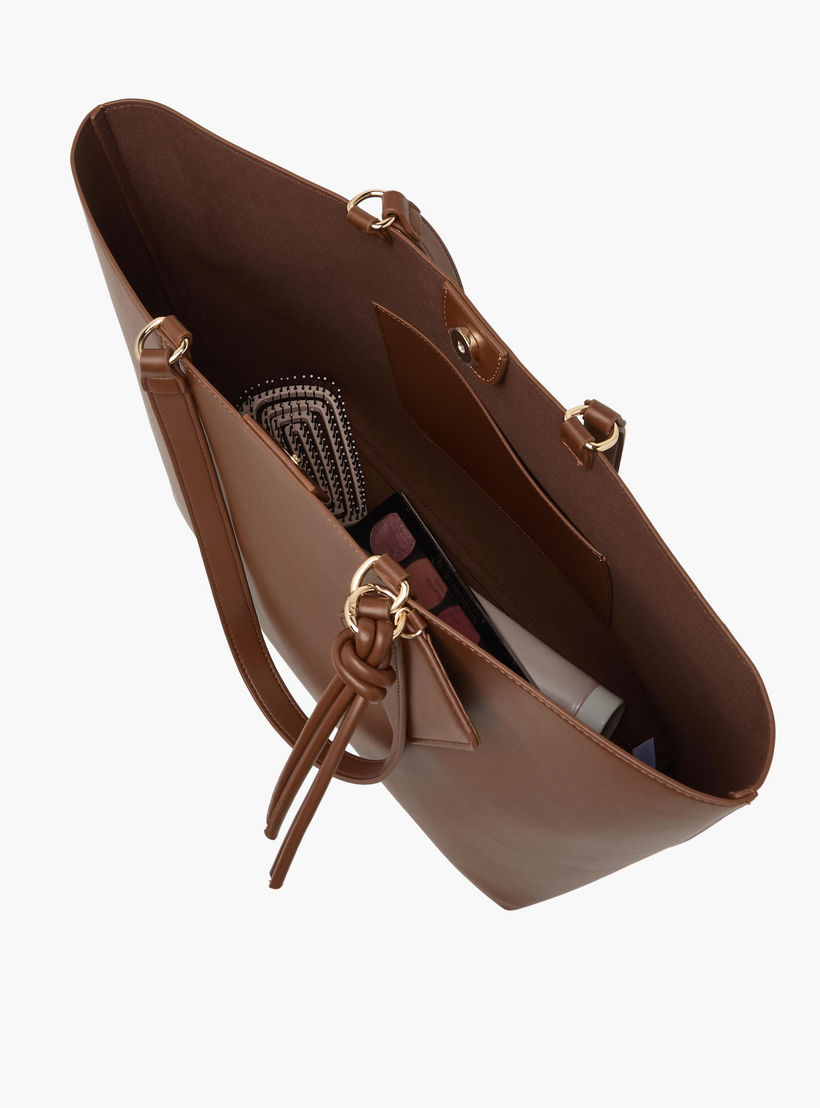 Tassel Detail Tote Bag with Button Closure-women-bagsandwallets-handbags-image-7