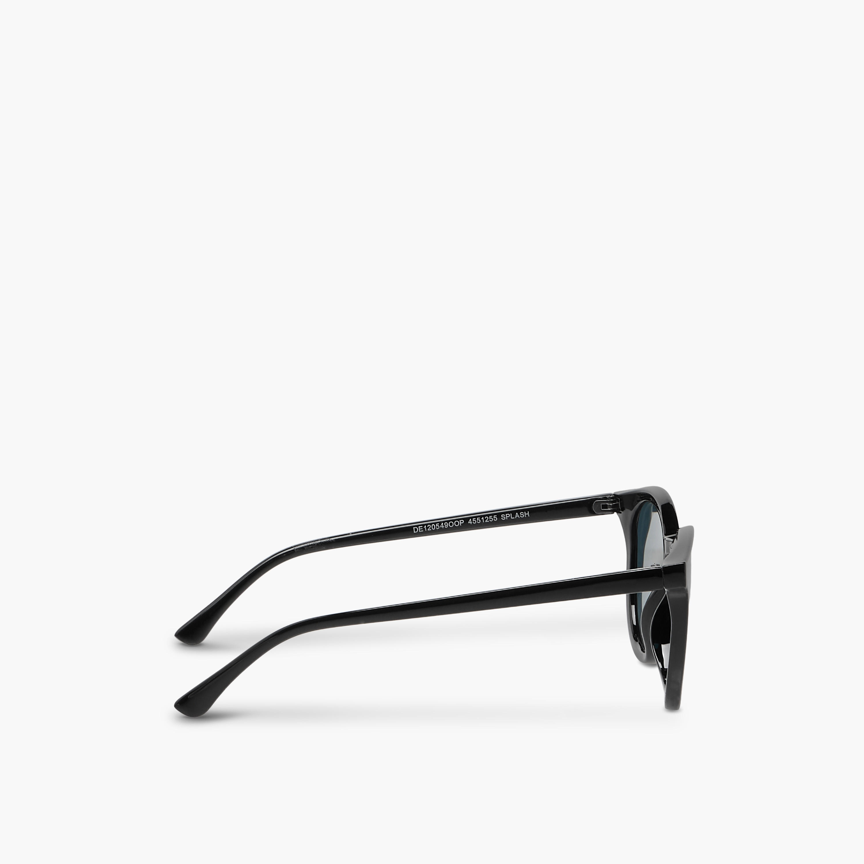 Sunglasses Round UV Protection Black Lens-women-sunglasses-image-4