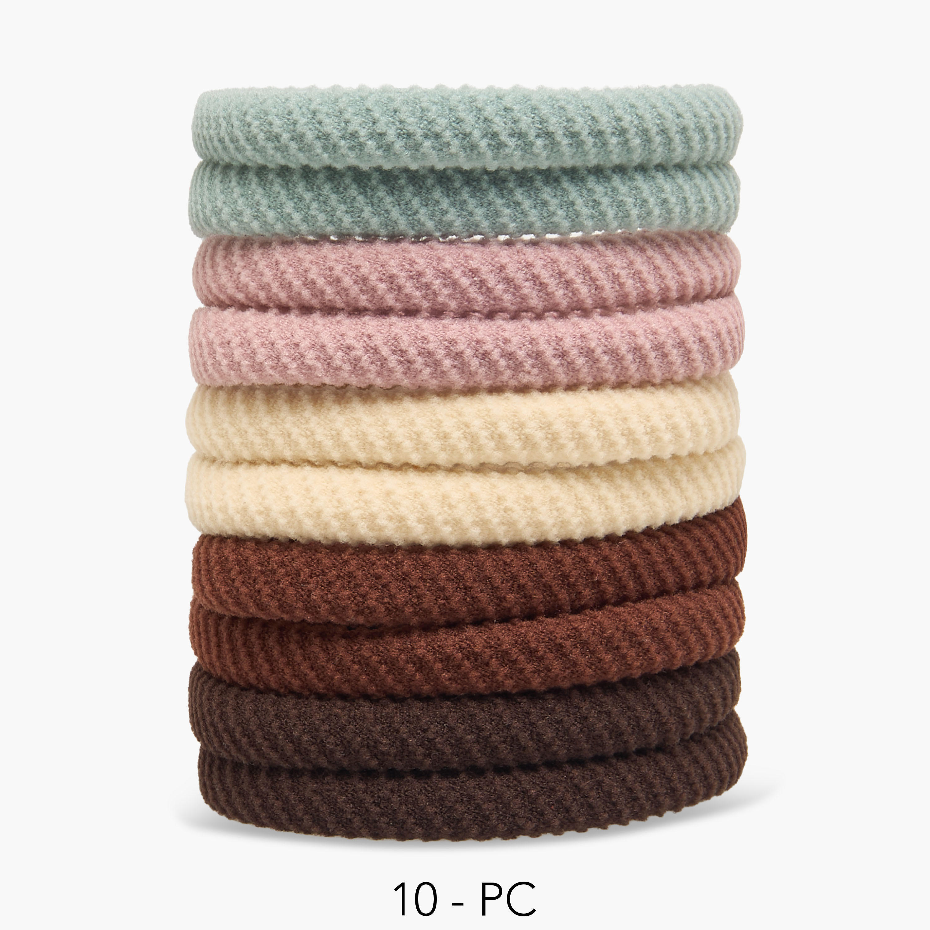 طقم ربطات شعر 10 قطع من جلو-women-hairaccessories-scrunchies-image-1