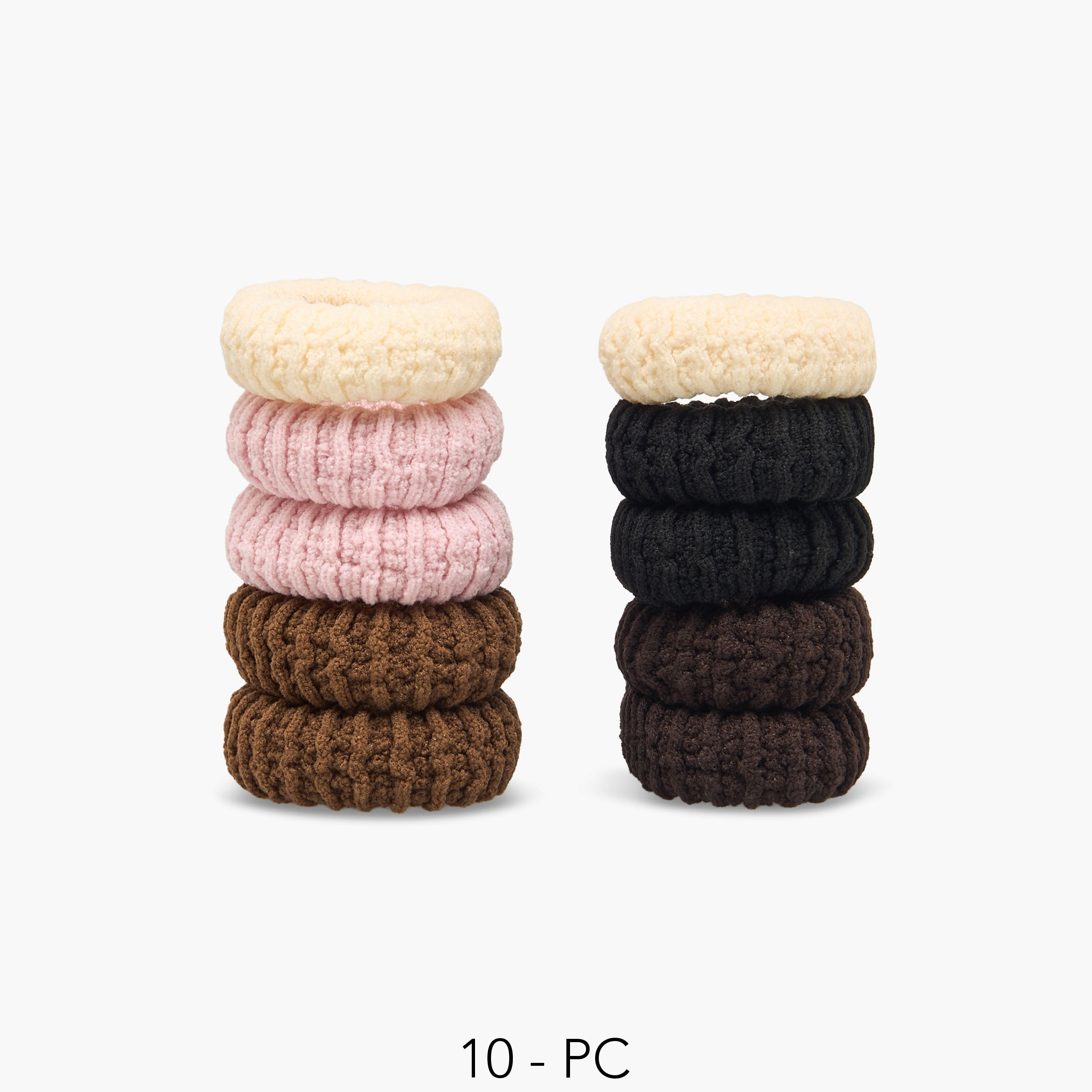 طقم ربطات شعر 10 قطع من جلو-women-hairaccessories-scrunchies-image-1