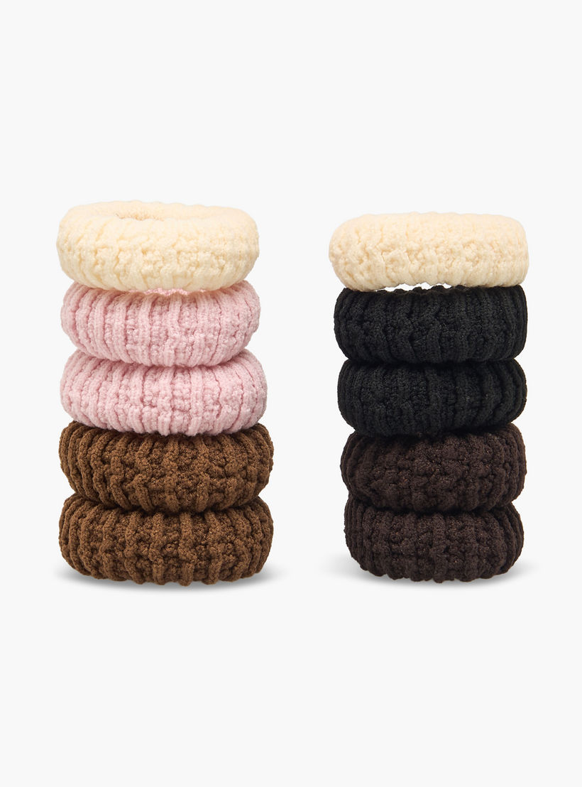 طقم ربطات شعر 10 قطع من جلو-women-hairaccessories-scrunchies-image-2