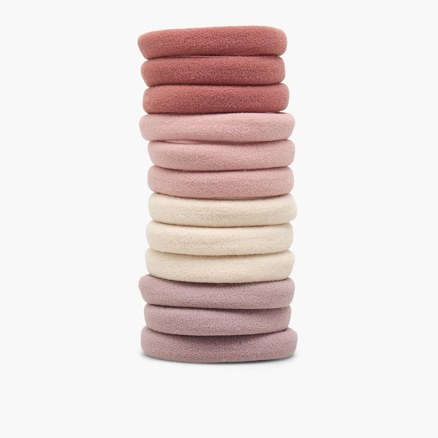 مجموعة ربطات شعر ناعمة ومرنة 12 قطعة من جلو-women-hairaccessories-scrunchies-image-1