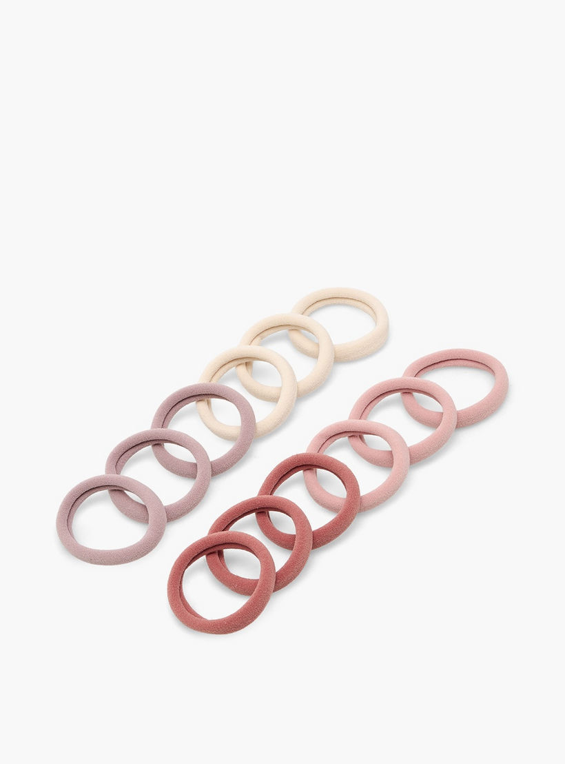 مجموعة ربطات شعر ناعمة ومرنة 12 قطعة من جلو-women-hairaccessories-scrunchies-image-2
