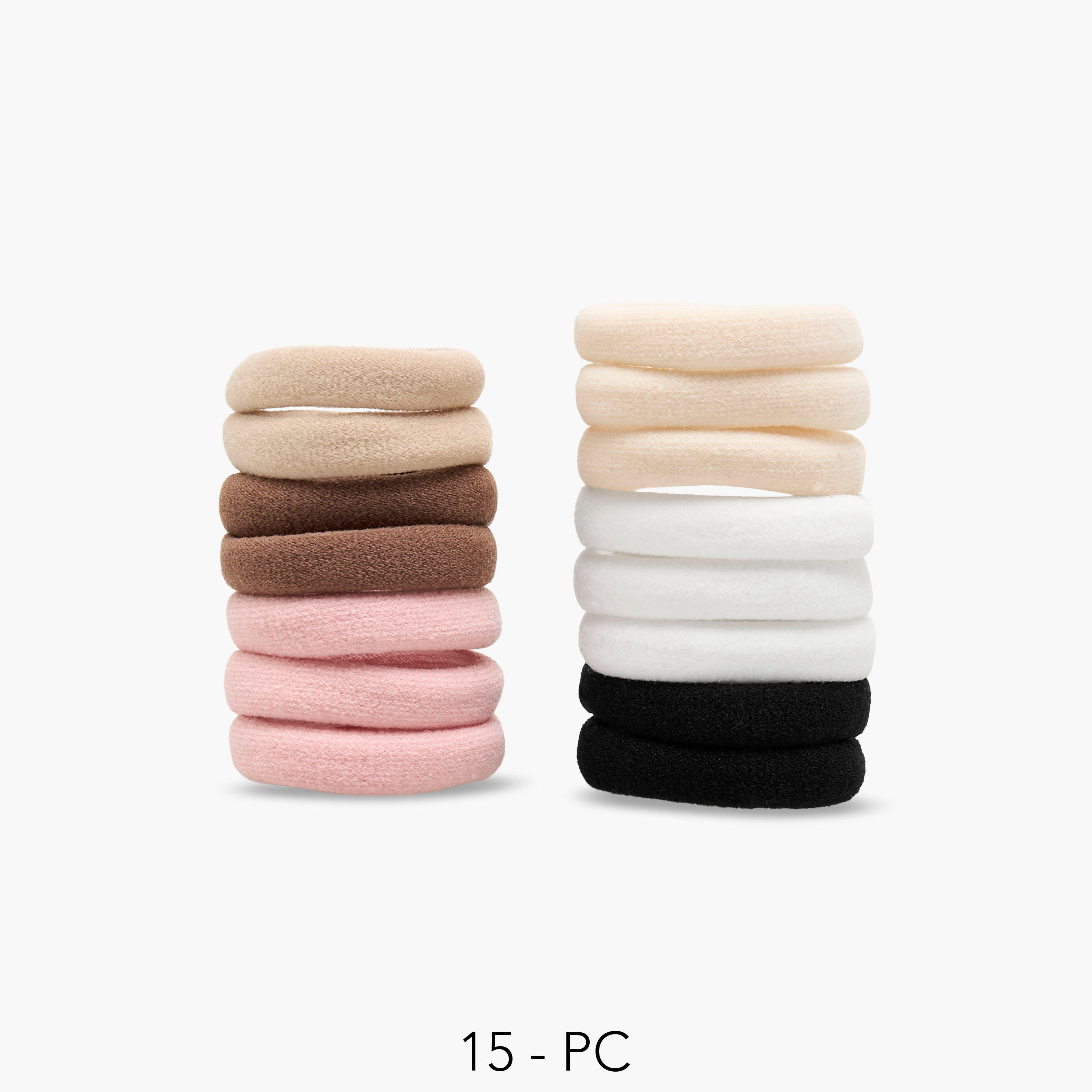 مجموعة ربطات شعر 15 قطعة من جلو-women-hairaccessories-scrunchies-image-1