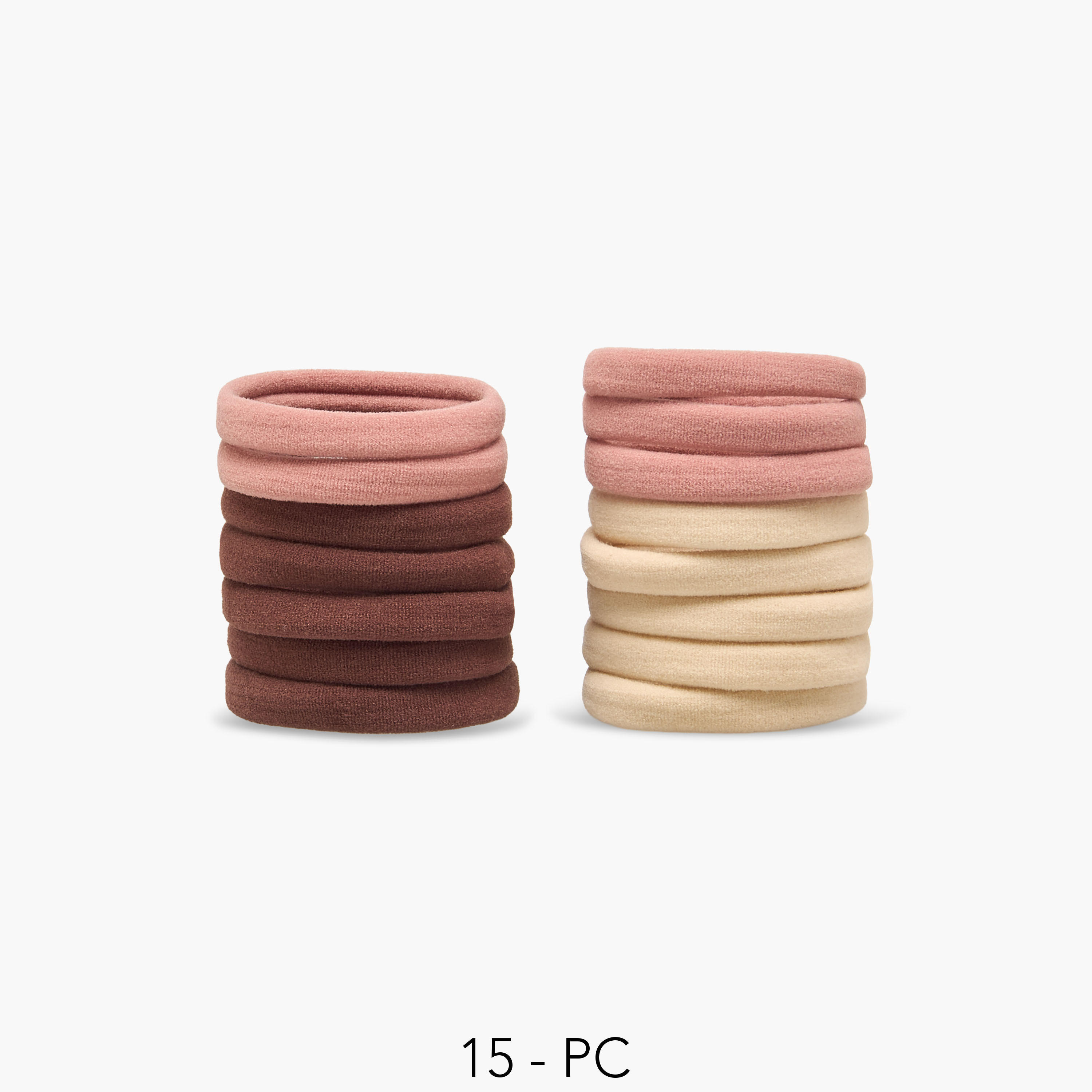 مجموعة ربطات شعر 15 قطعة من جلو-women-hairaccessories-scrunchies-image-1