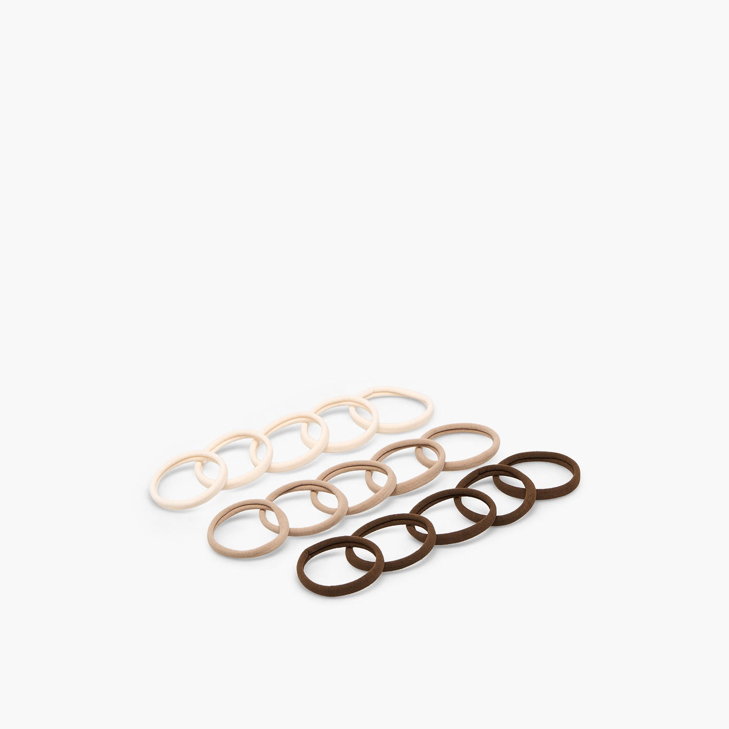 Gloo Pack of 15 Elastane Hair Tie-women-hairaccessories-scrunchies-image-2