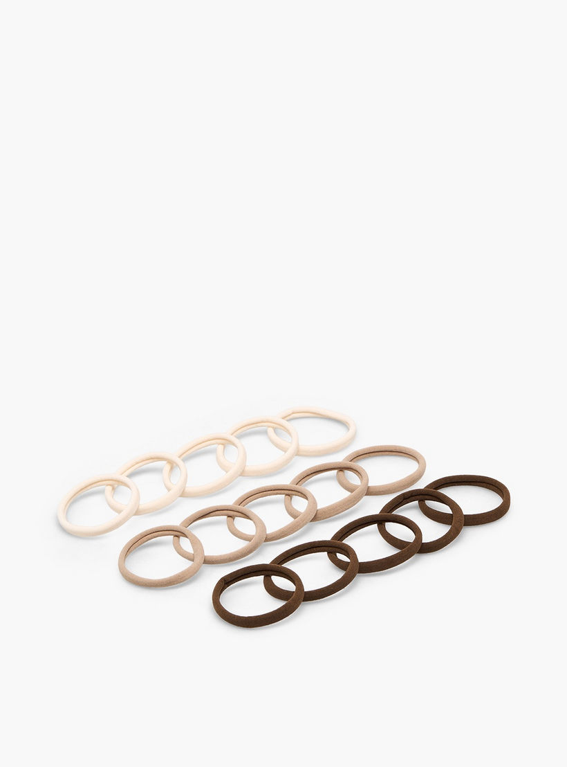 Gloo Pack of 15 Elastane Hair Tie-women-hairaccessories-scrunchies-image-2