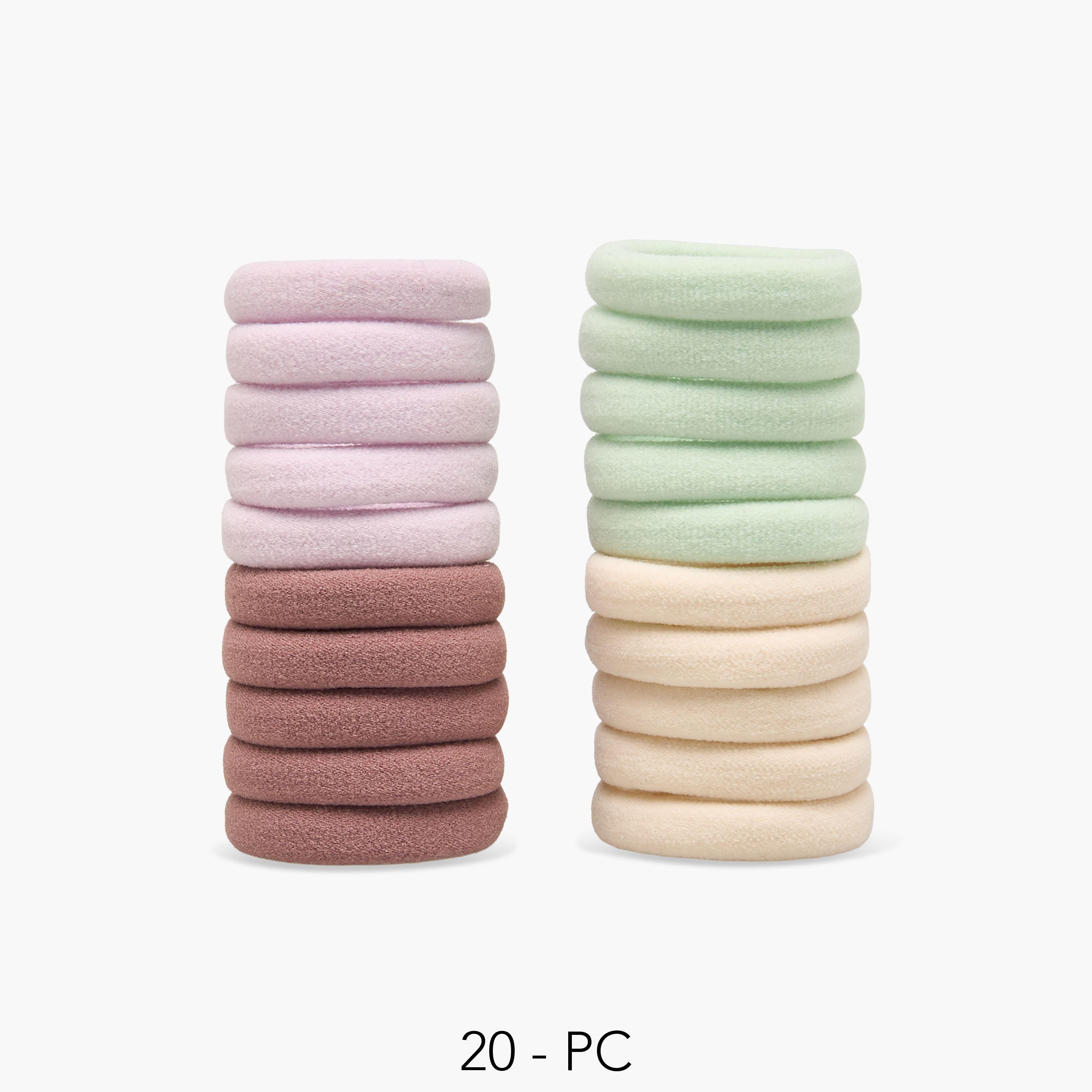 مجموعة ربطات شعر 20 قطعة من جلو-women-hairaccessories-scrunchies-image-1