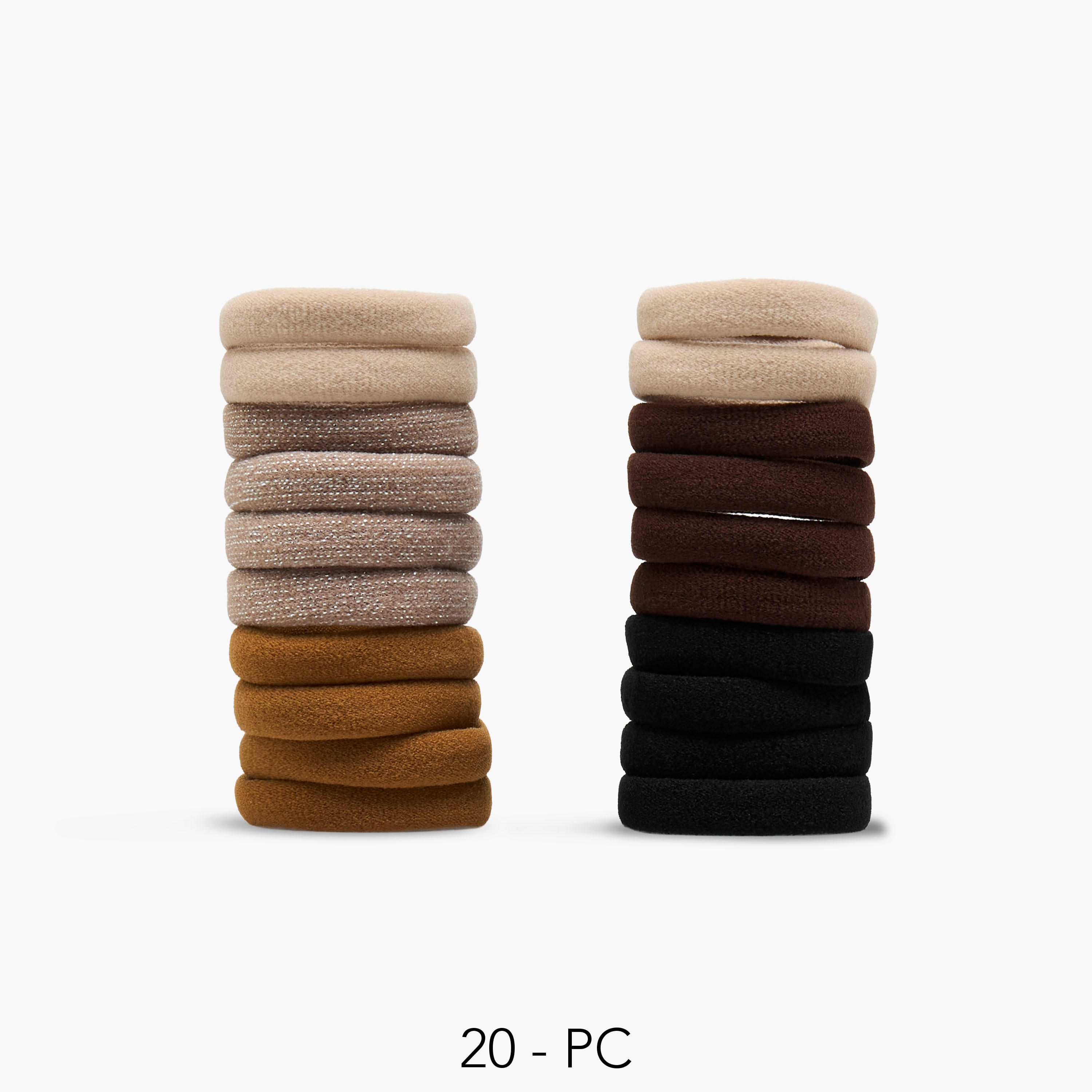 مجموعة ربطات شعر 20 قطعة من جلو-women-hairaccessories-scrunchies-image-1