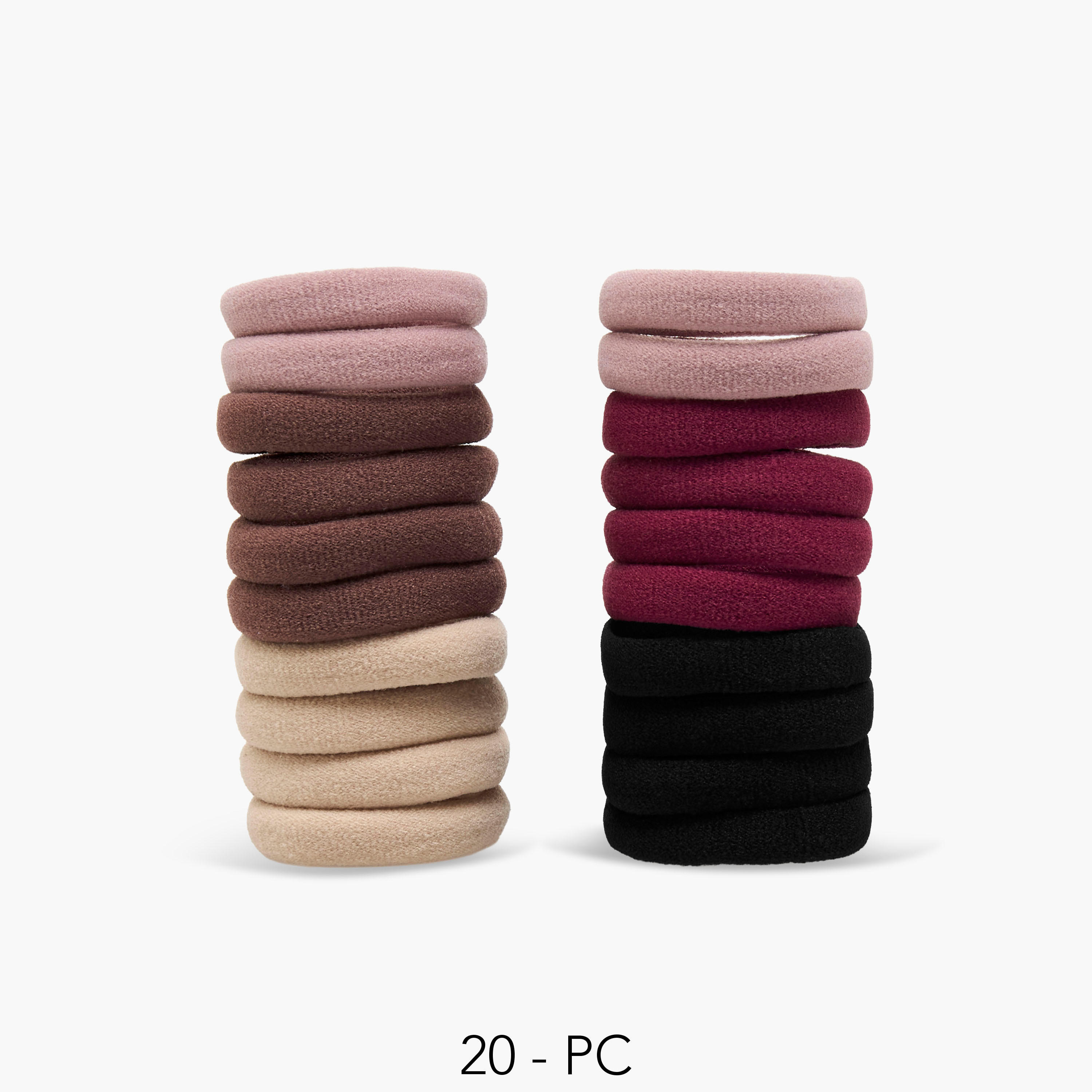 مجموعة ربطات شعر 20 قطعة من جلو-women-hairaccessories-scrunchies-image-1