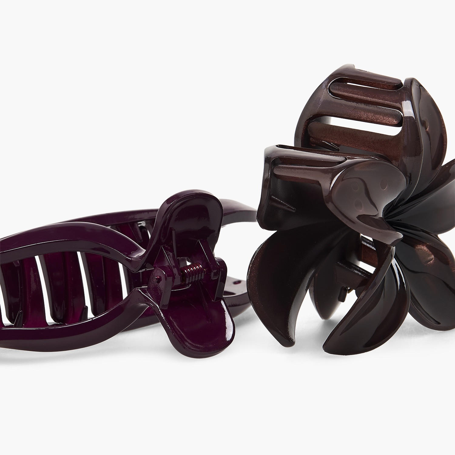 طقم مشابك شعر عدد 2 بلمسة نهائية لامعة من جلوو-women-hairaccessories-clamps-image-5