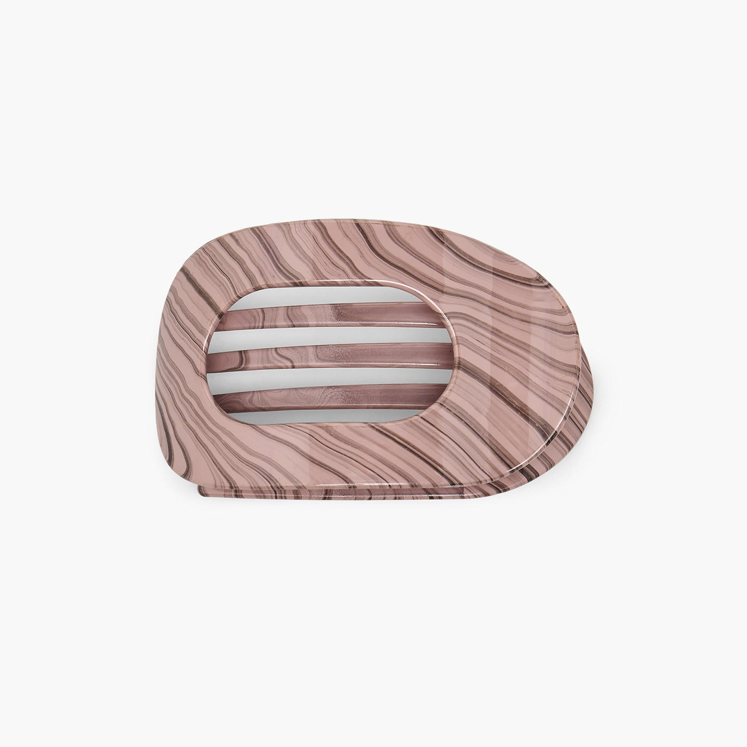 مشابك شعر مسطحة بلمسة مطفية من جلو - عبوة من قطعتين-women-hairaccessories-clamps-image-3
